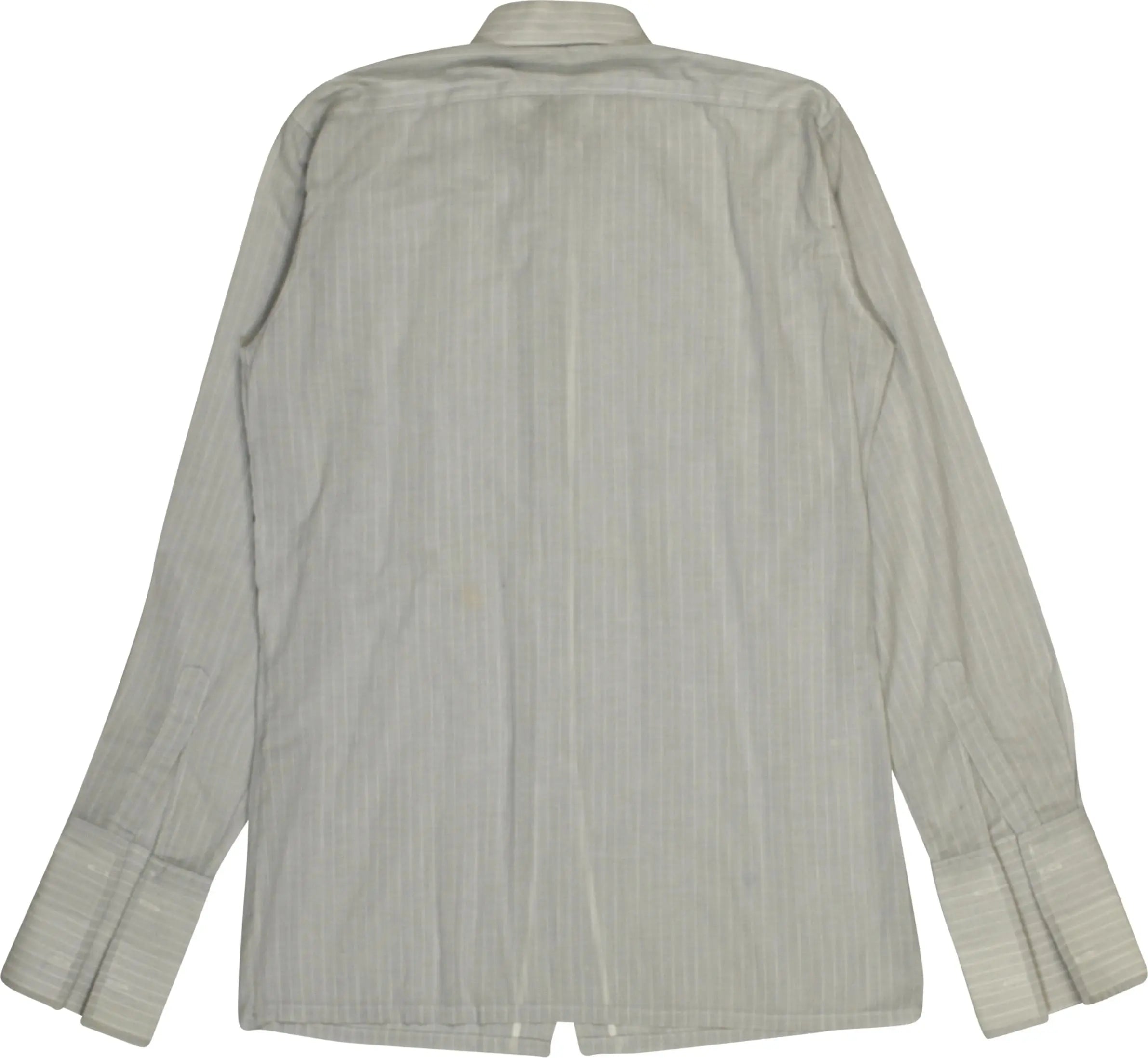 Jacques Esterel - Blue Striped Shirt- ThriftTale.com - Vintage and second handclothing