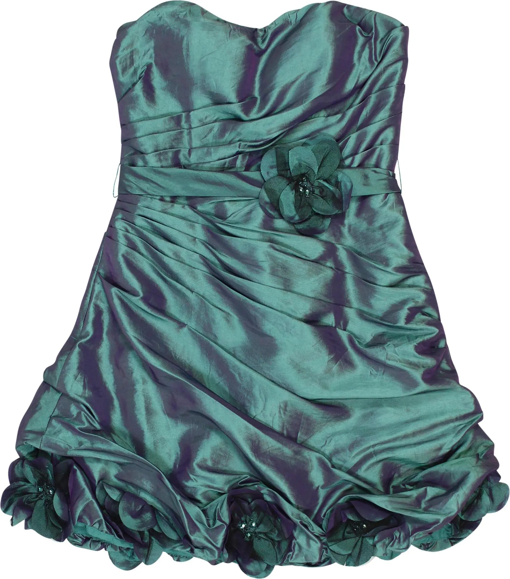 Jade Daniels - Satin Mini Dress- ThriftTale.com - Vintage and second handclothing