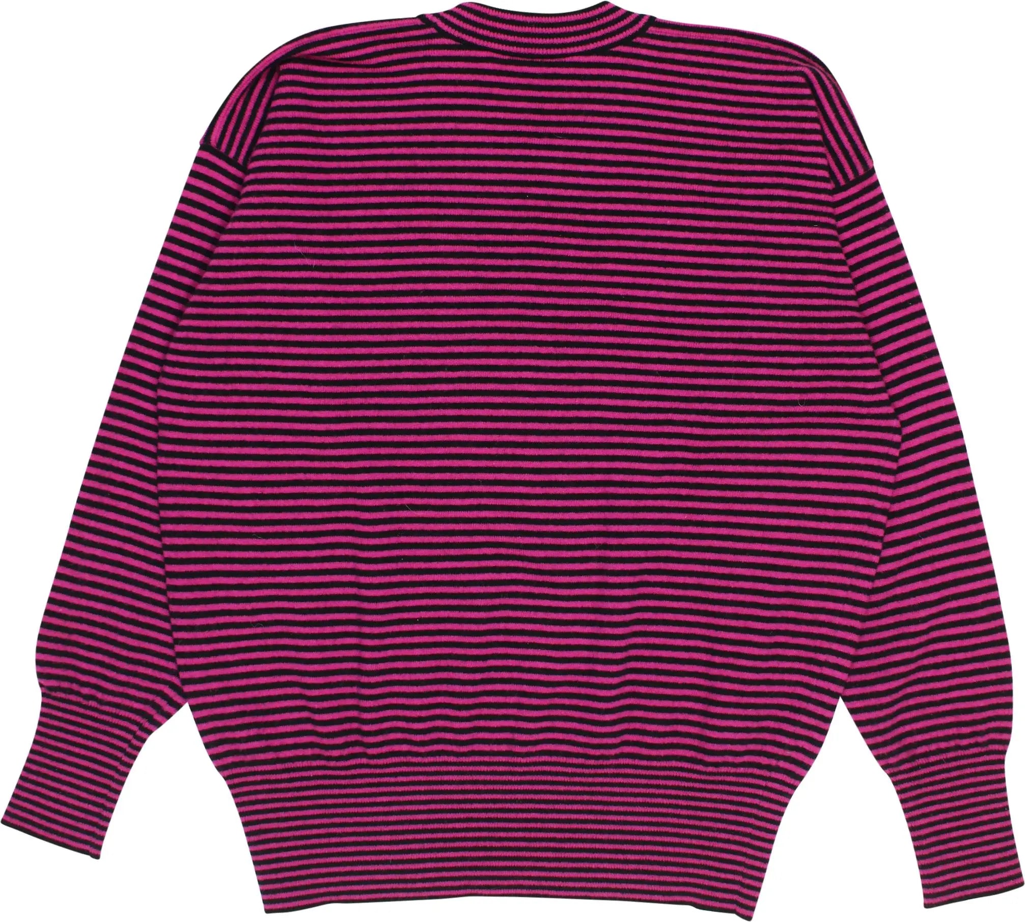 Jaeger - Wool Striped Jumper- ThriftTale.com - Vintage and second handclothing