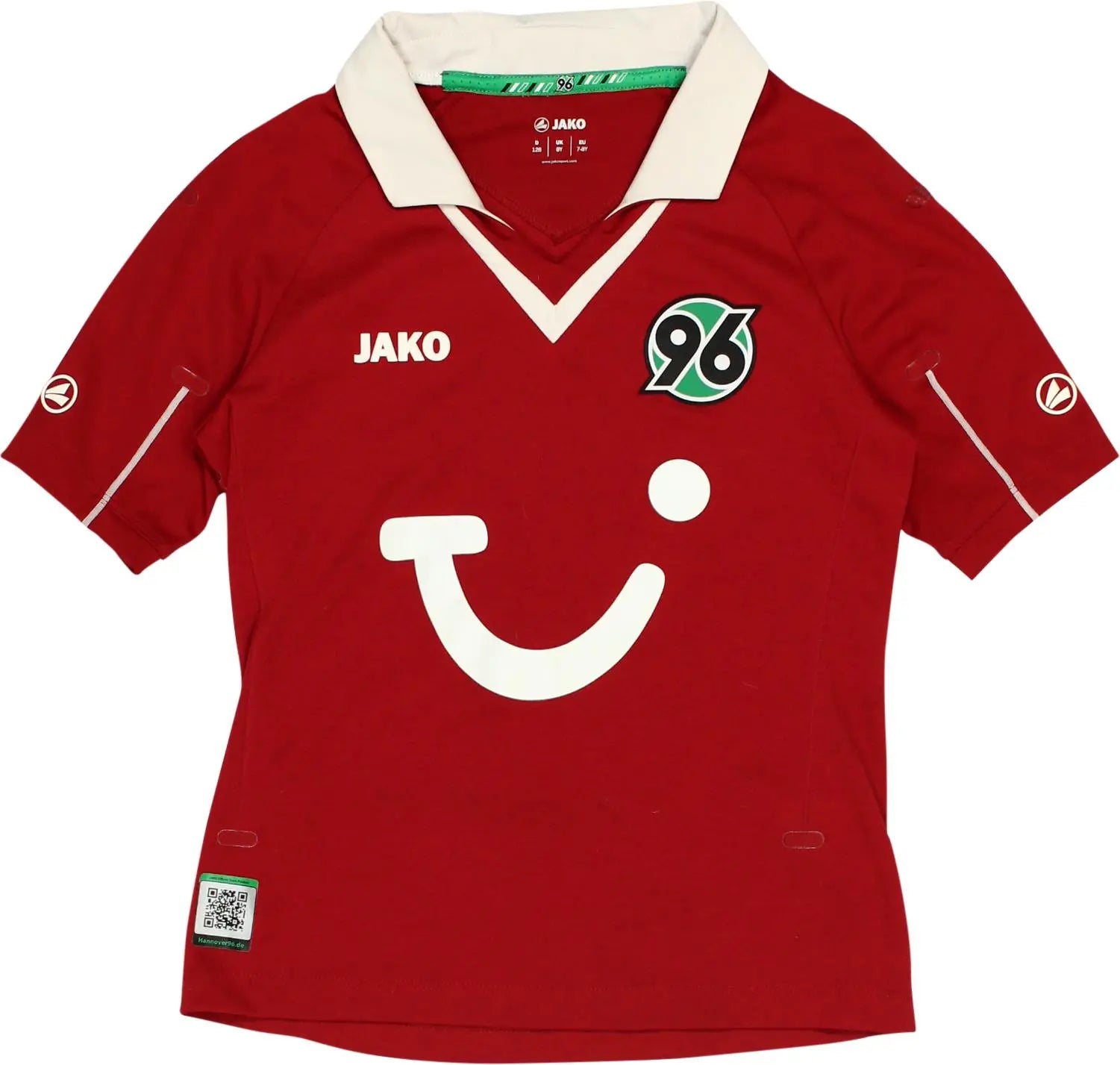Jako - Hannover 96 Football Shirt- ThriftTale.com - Vintage and second handclothing