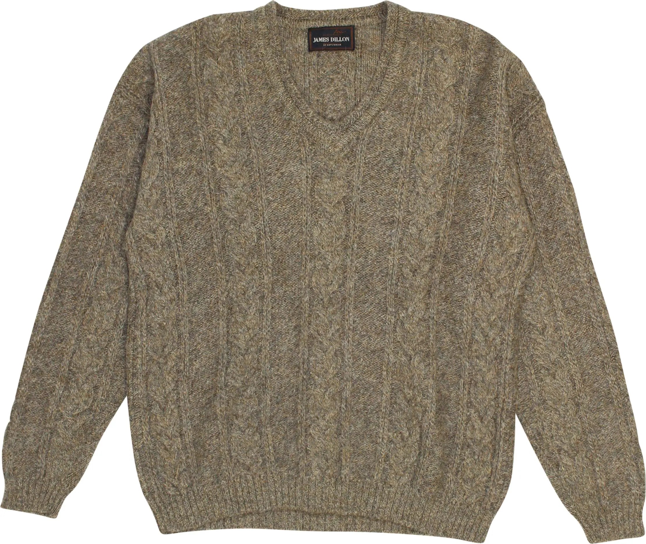 James Dillon - Alpaca Blend Cable Knit Jumper- ThriftTale.com - Vintage and second handclothing