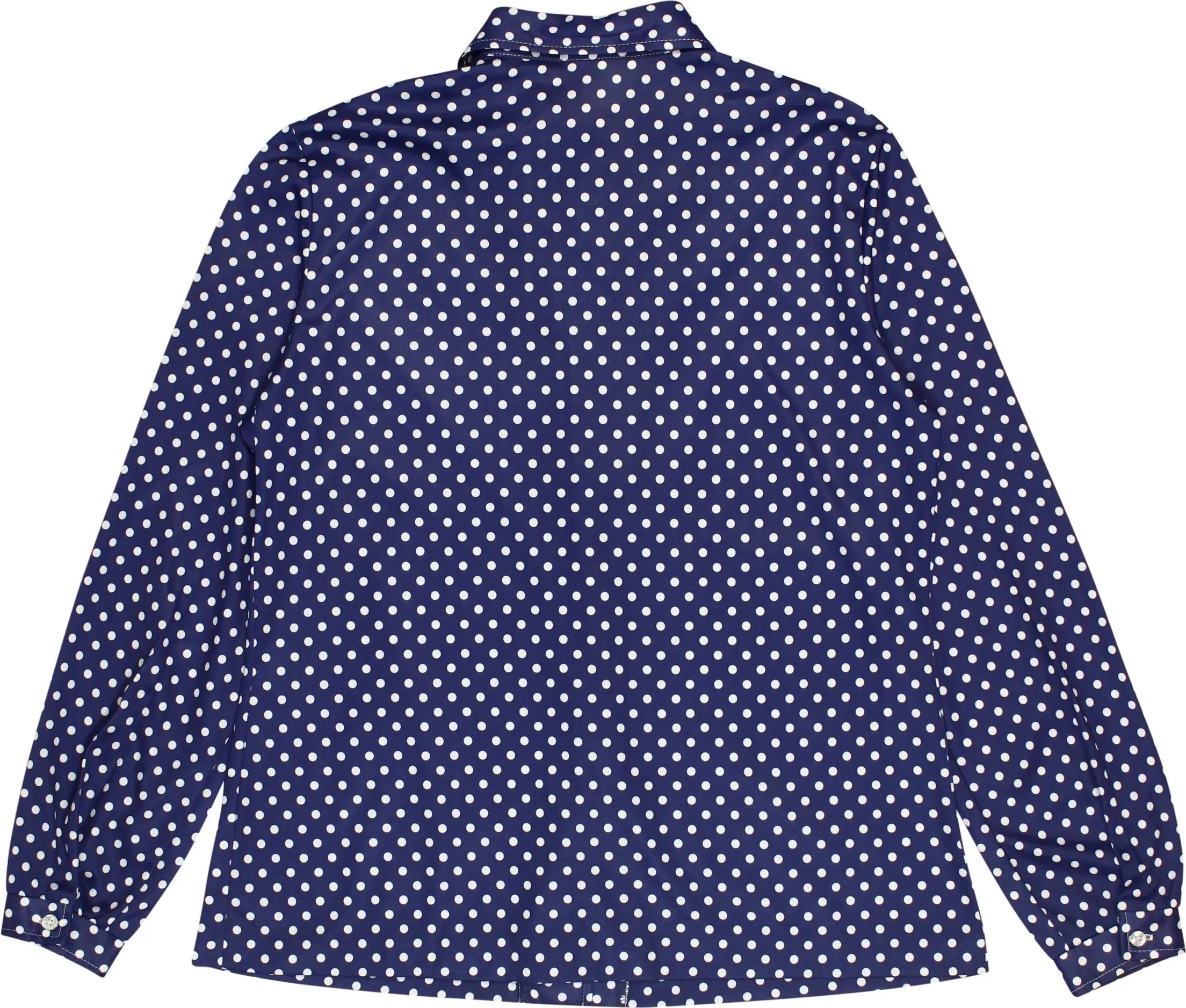 Jana Sportswear - 70s Polka Dot Blouse- ThriftTale.com - Vintage and second handclothing