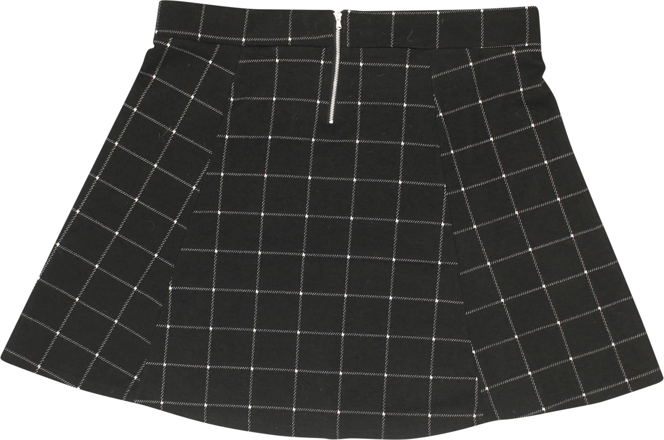 Janina - Checked Skirt- ThriftTale.com - Vintage and second handclothing
