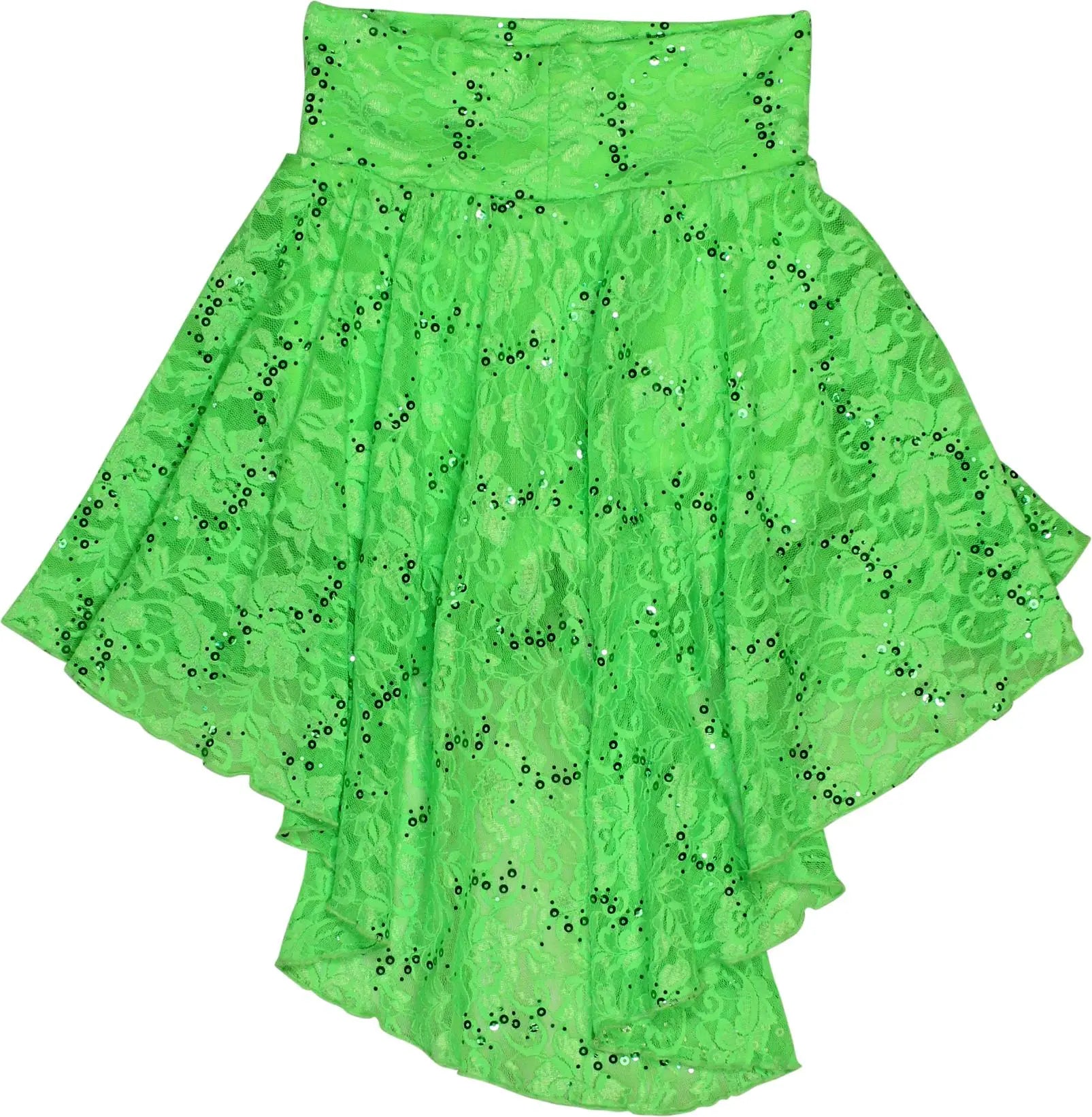 Jazzamatazz - Lace Skirt with Sequins- ThriftTale.com - Vintage and second handclothing