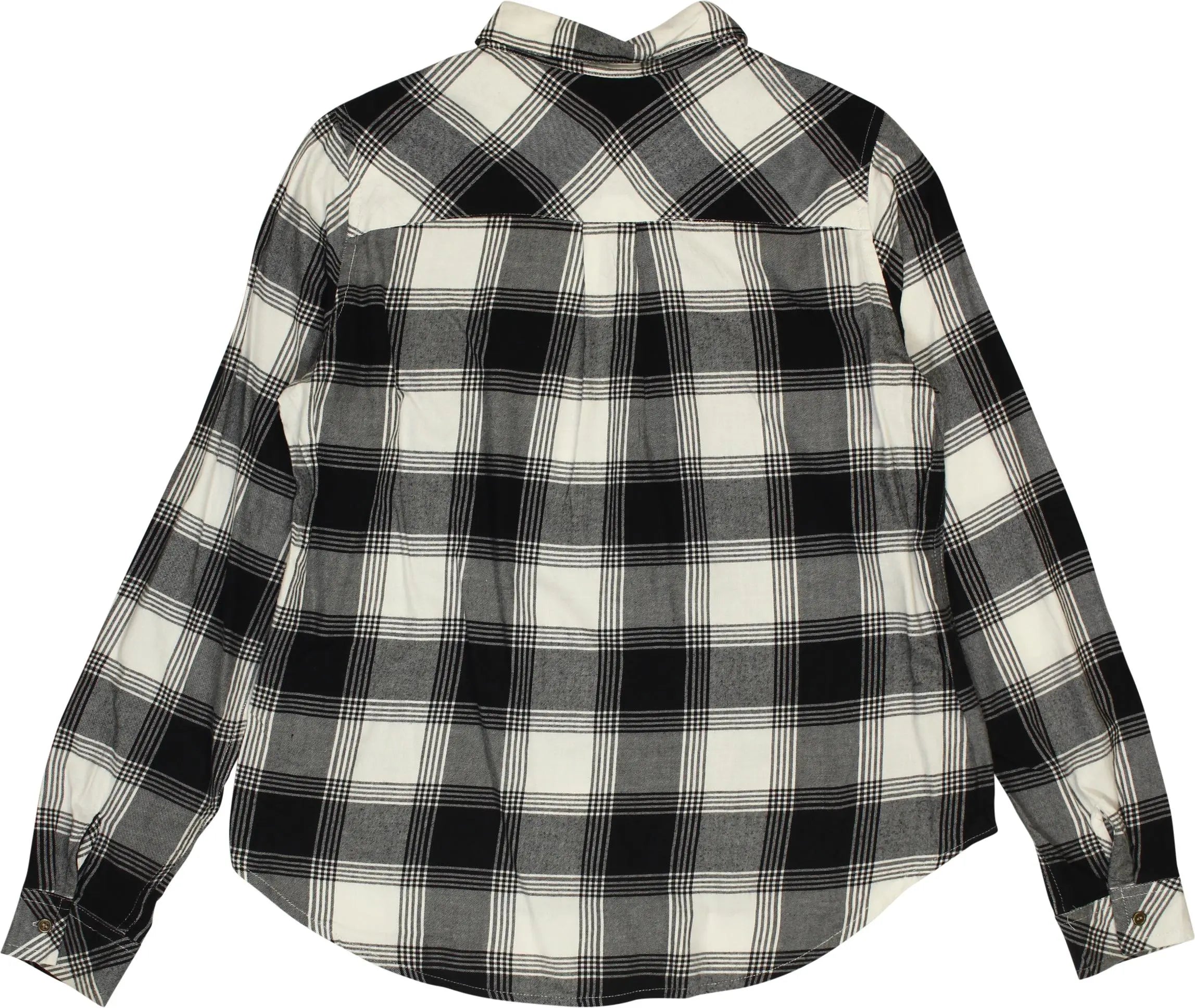 Jean Pascale - Checked Blouse- ThriftTale.com - Vintage and second handclothing
