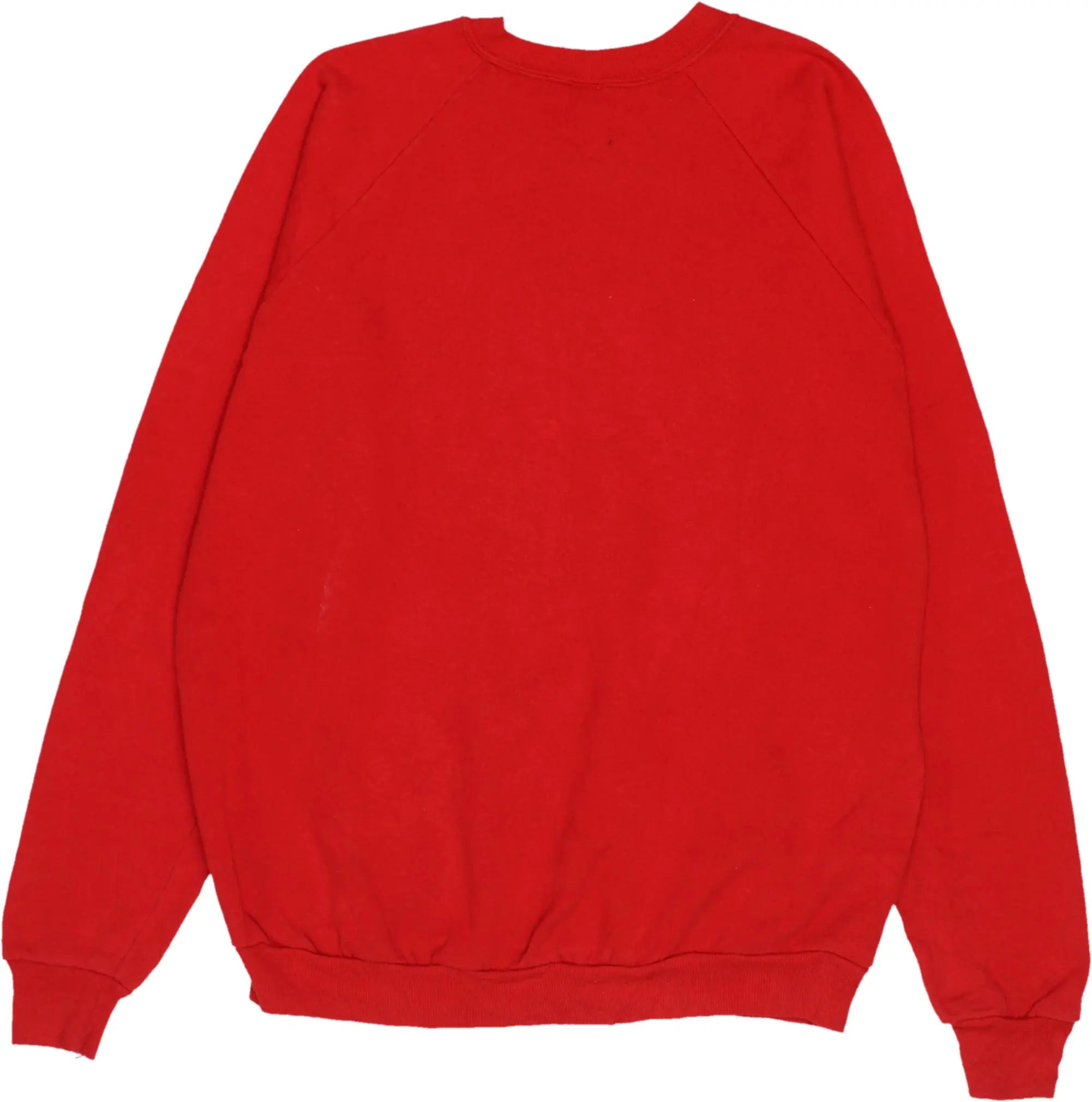 Jerzees - 80s Red Sweater- ThriftTale.com - Vintage and second handclothing