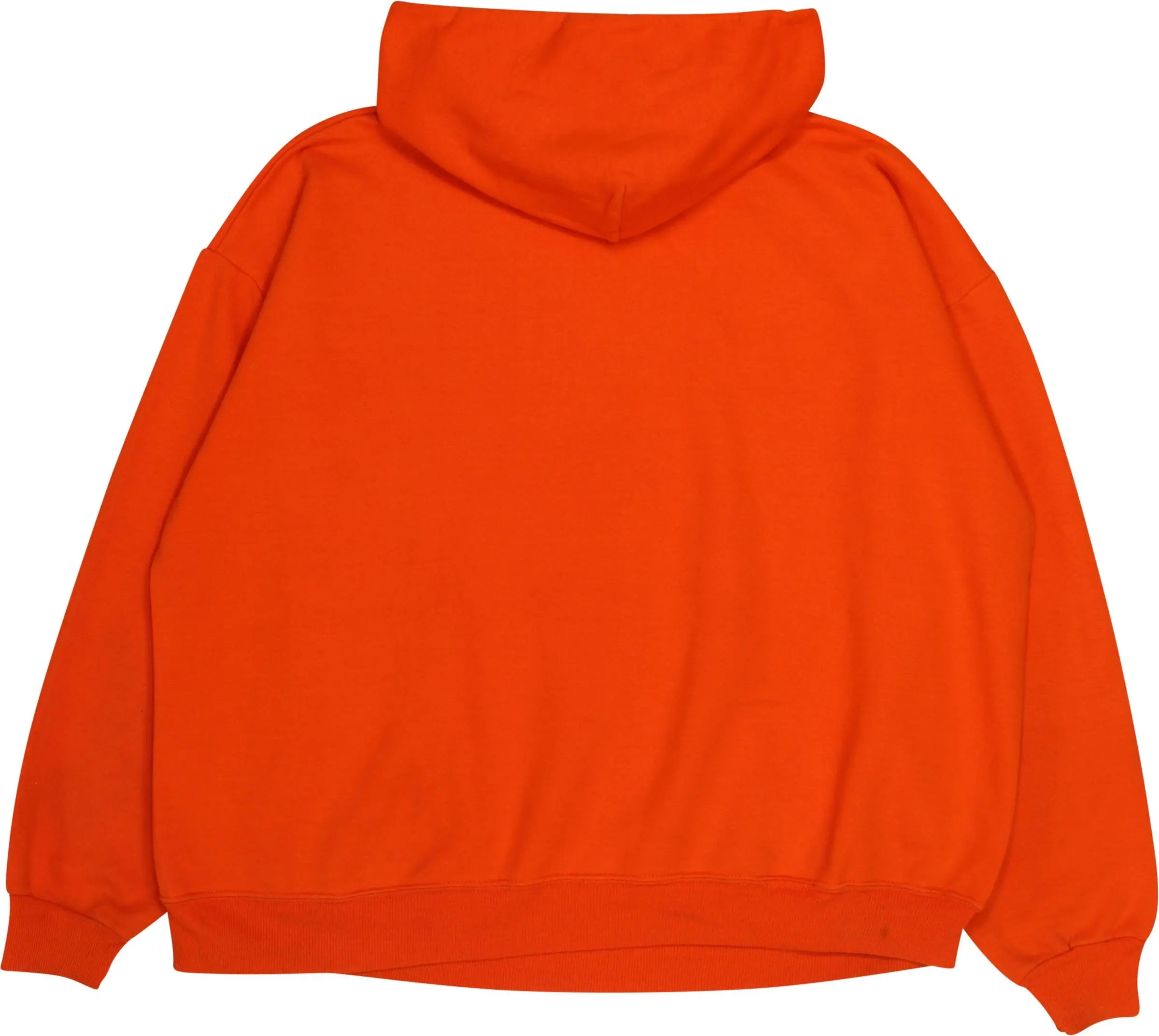 Jerzees - Orange Hoodie- ThriftTale.com - Vintage and second handclothing