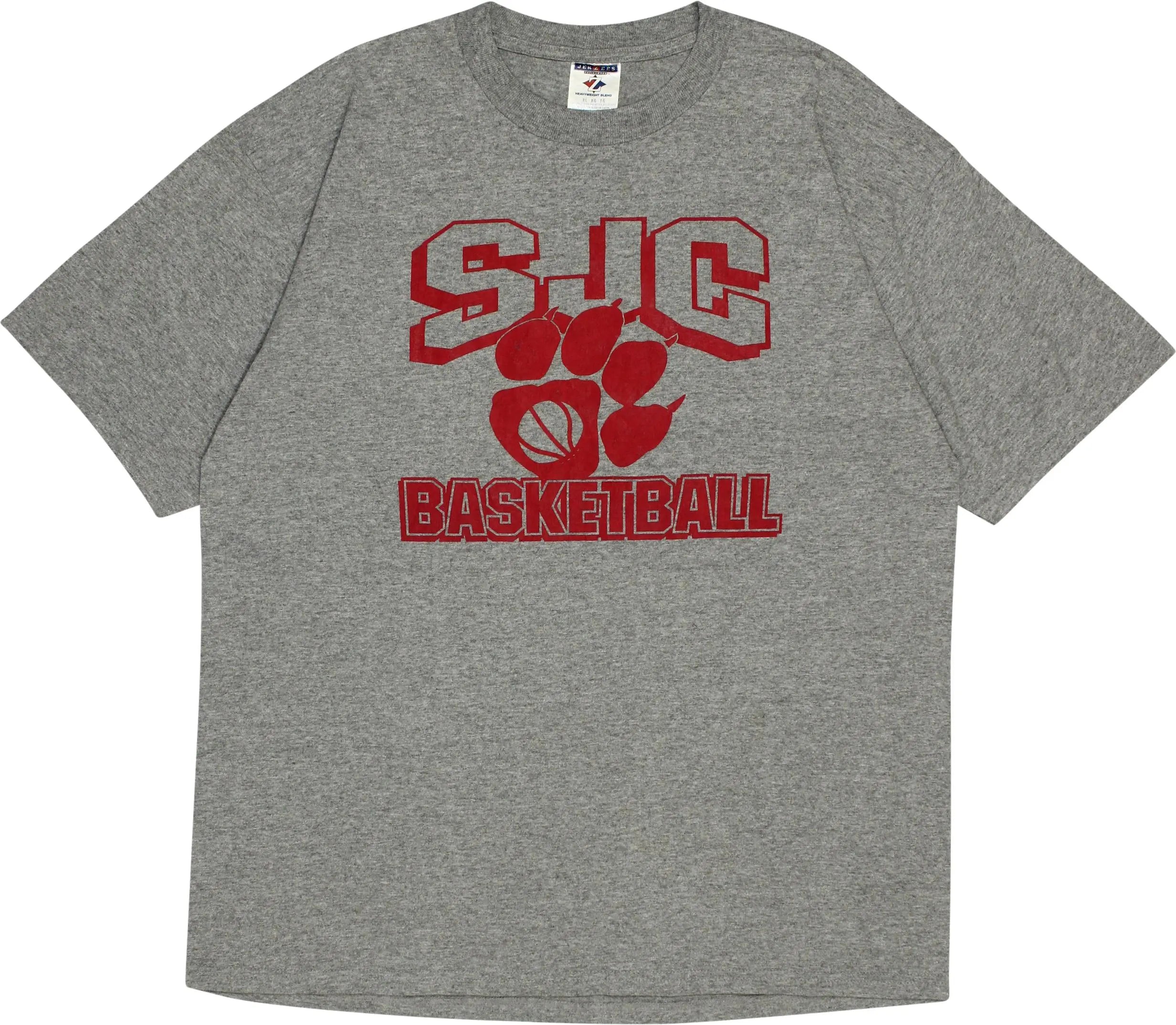 Jerzees - SJG Basketball T-Shirt- ThriftTale.com - Vintage and second handclothing