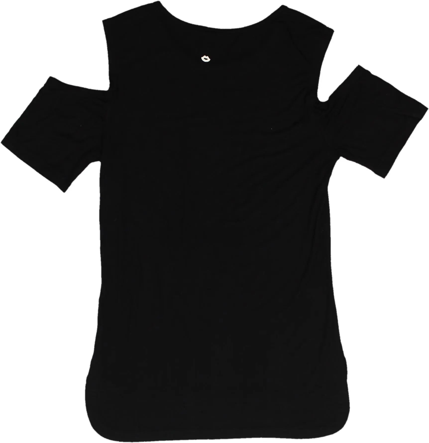 Jill - Black T-shirt- ThriftTale.com - Vintage and second handclothing
