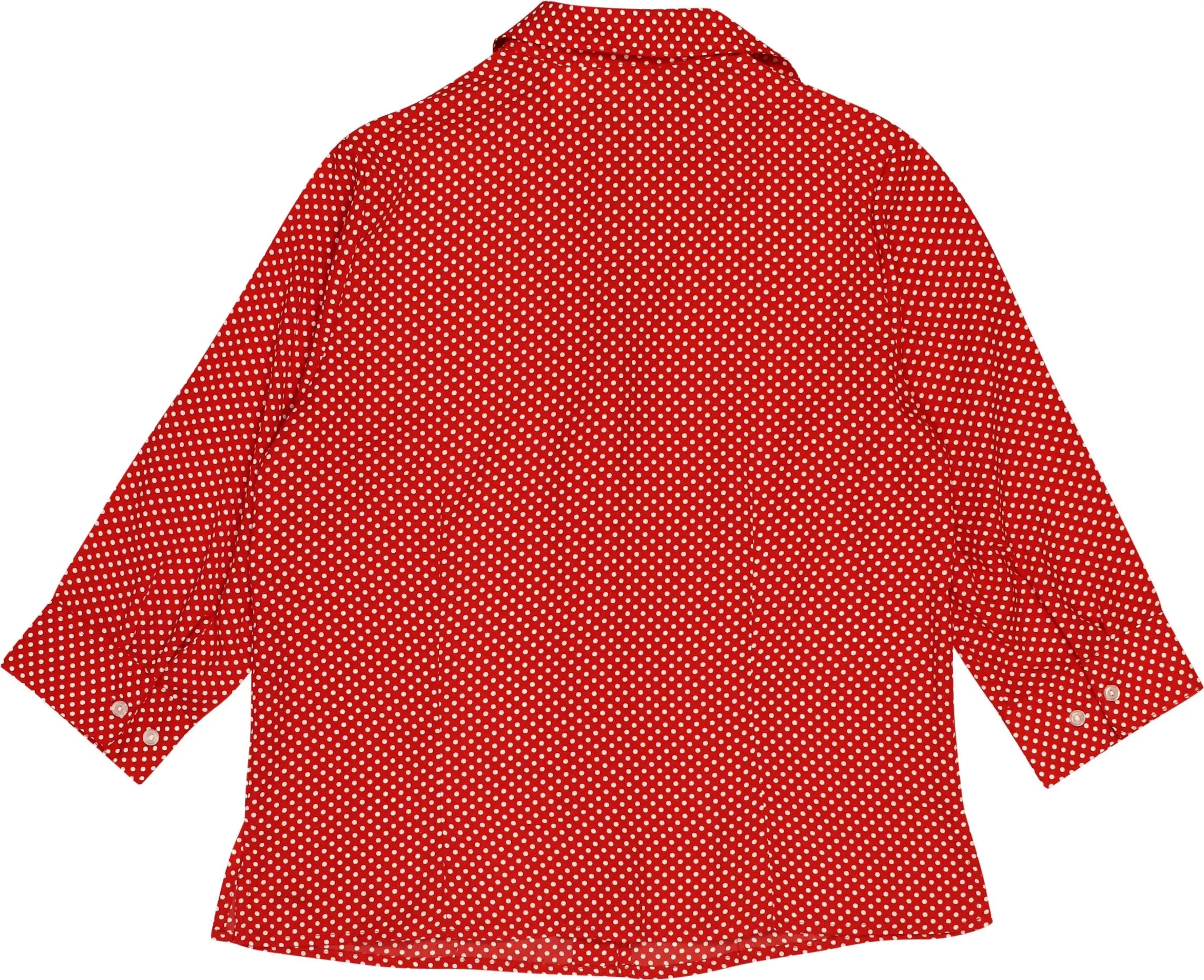 Joanna - Polkadot Blouse- ThriftTale.com - Vintage and second handclothing