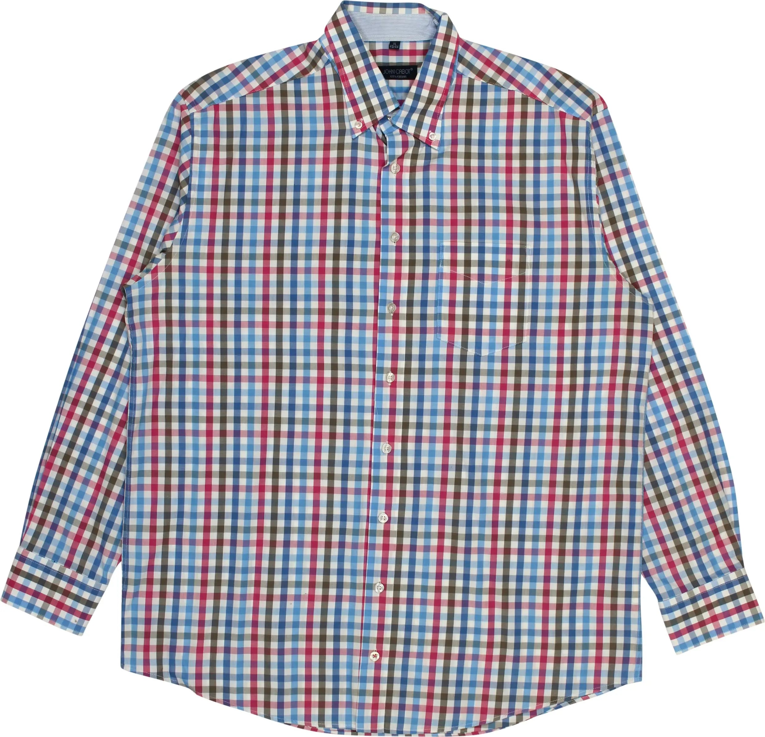 John Cabot - Checked Shirt- ThriftTale.com - Vintage and second handclothing
