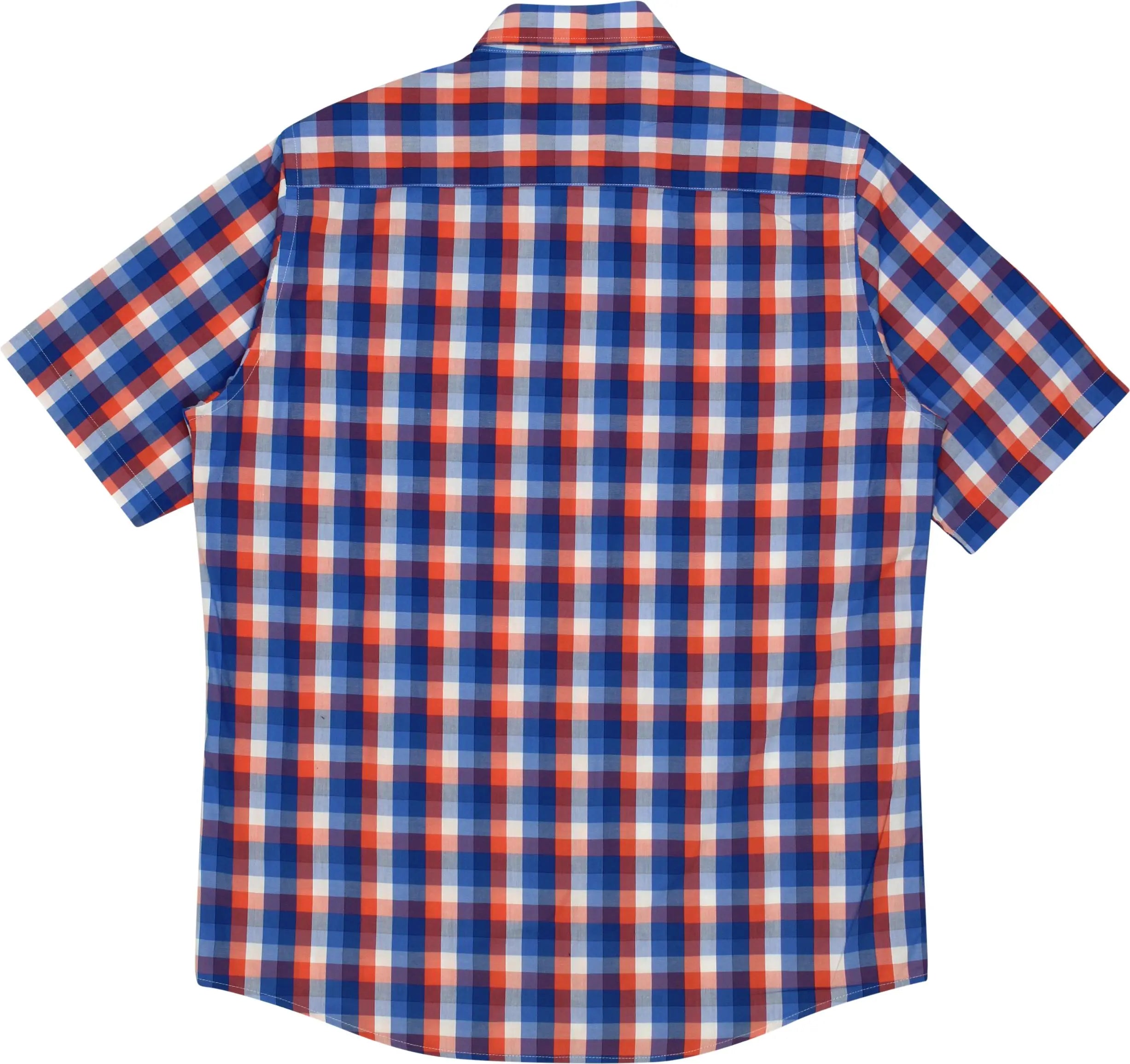 John Cabot - Checked Short Sleeve Shirt- ThriftTale.com - Vintage and second handclothing