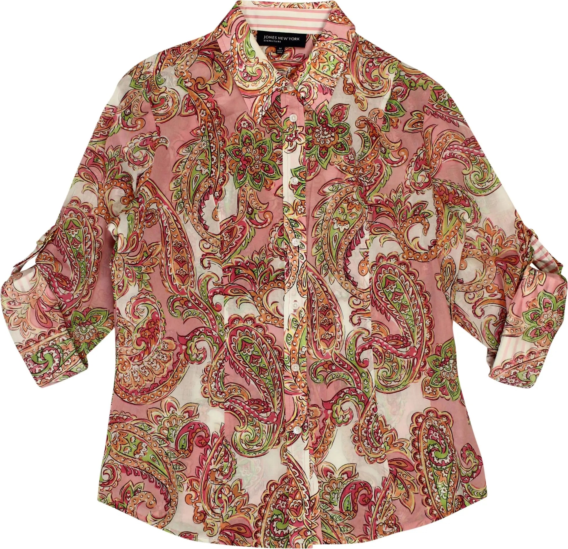 Jones New York - Paisley Blouse- ThriftTale.com - Vintage and second handclothing