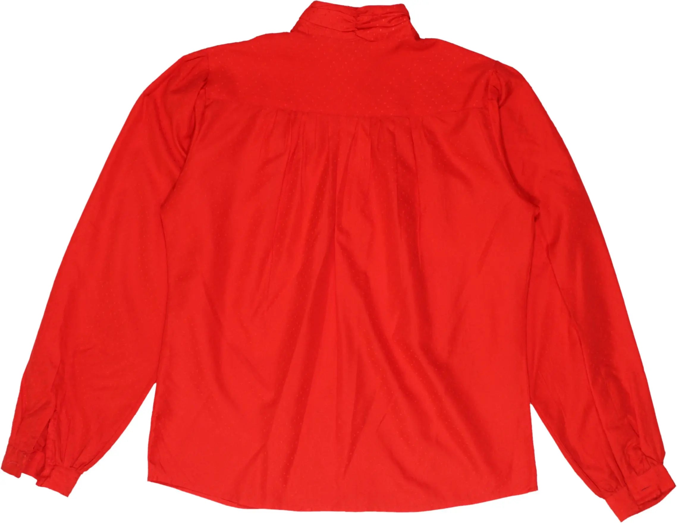Josephine - Red blouse- ThriftTale.com - Vintage and second handclothing