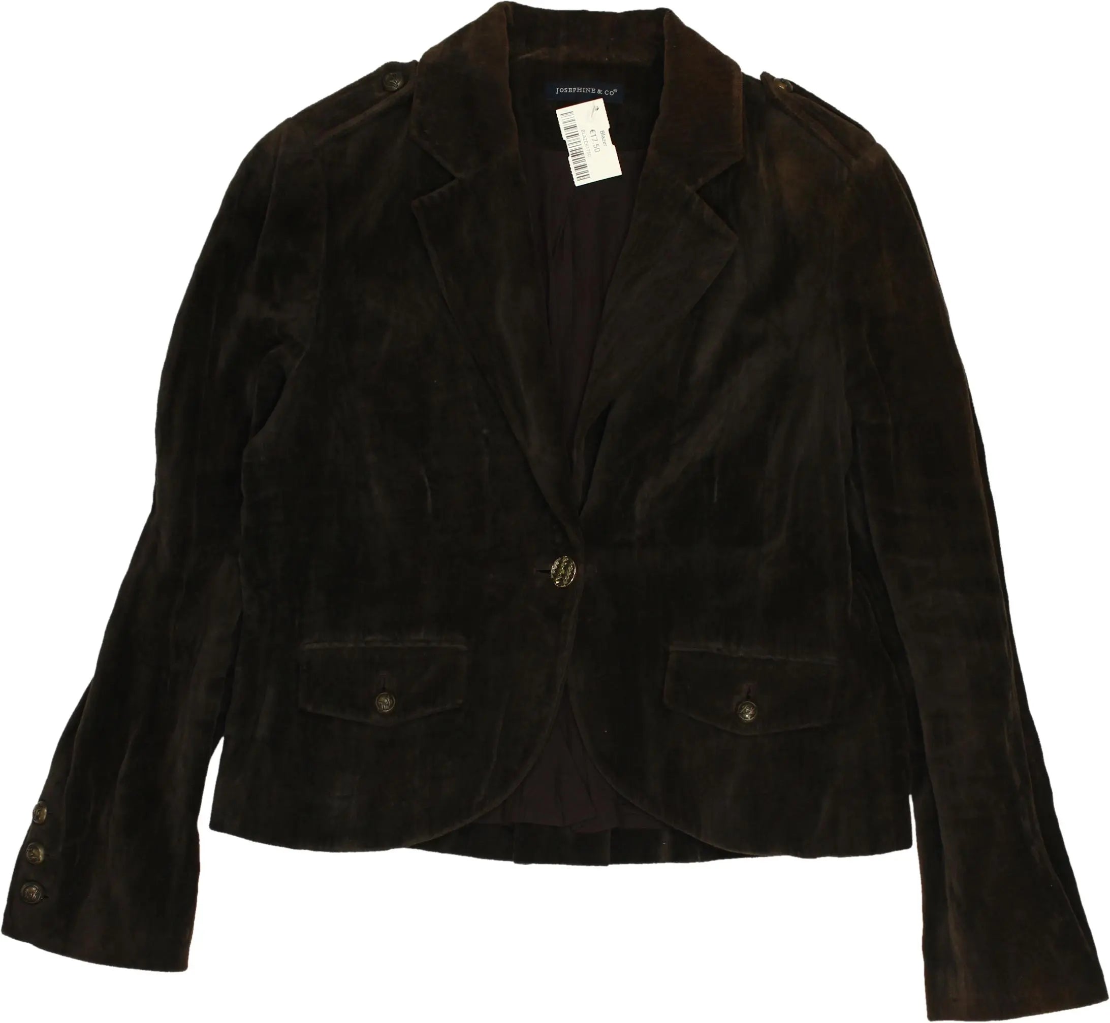 Josephine and Co - Velvet Blazer- ThriftTale.com - Vintage and second handclothing