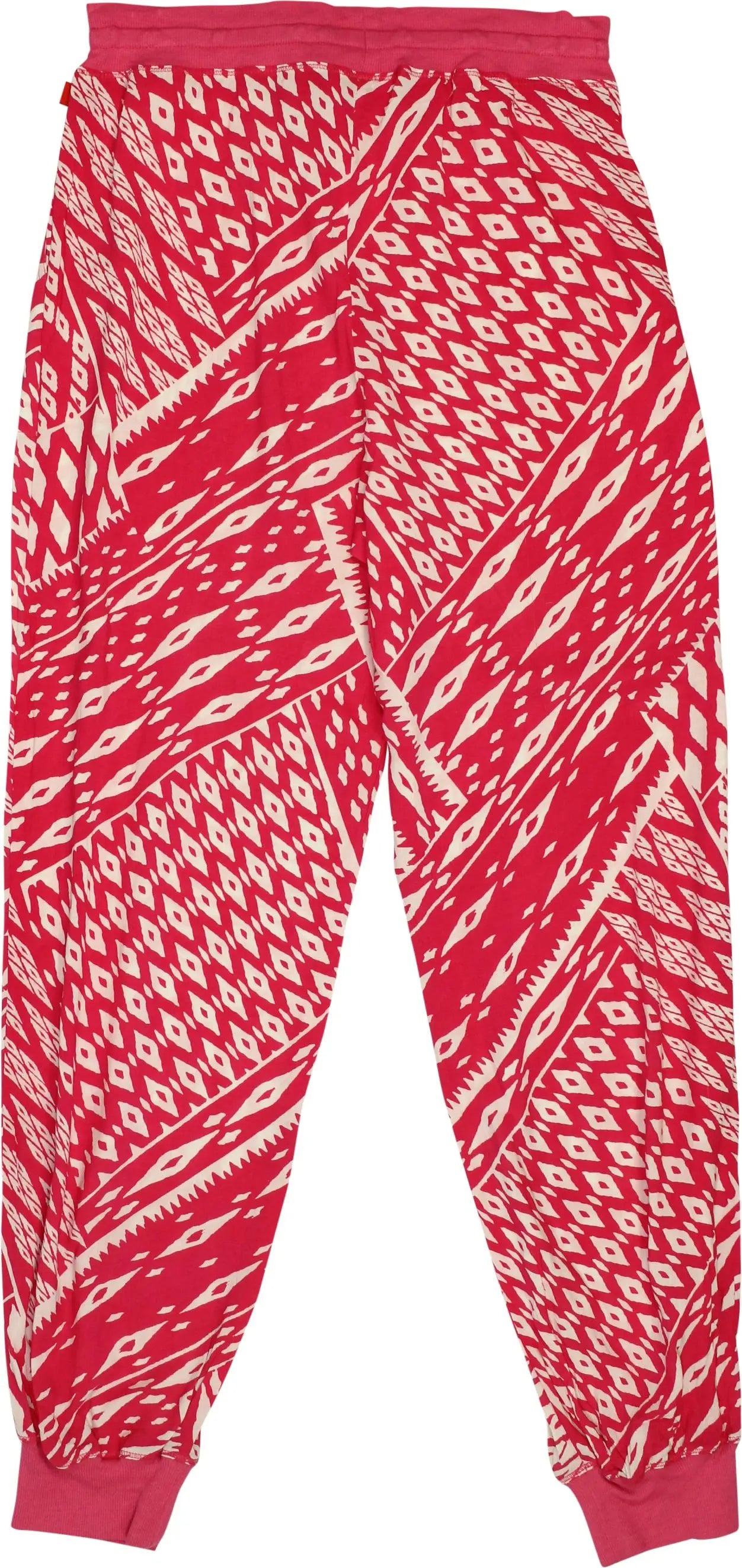 Josie Natori - Patterned Beach Pants- ThriftTale.com - Vintage and second handclothing