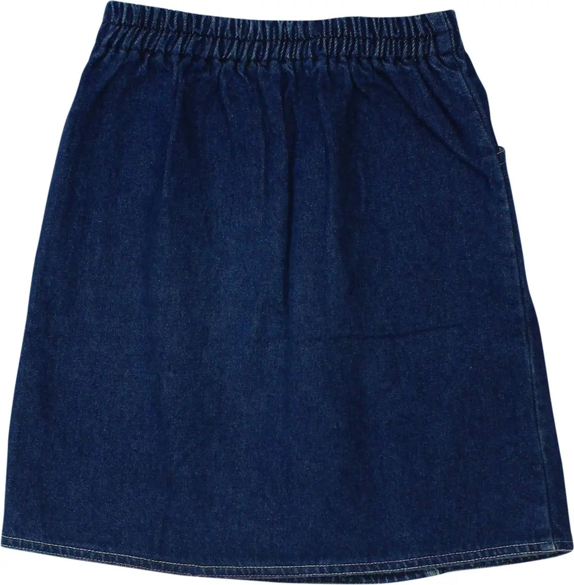 Jumping Flash - Blue Denim Skirt- ThriftTale.com - Vintage and second handclothing