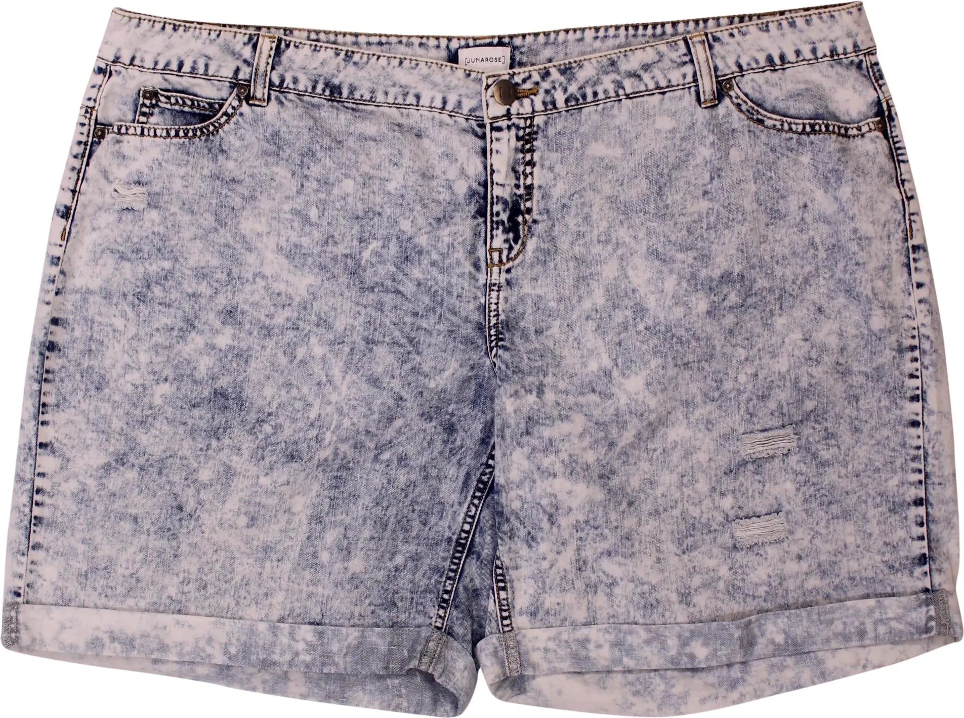 Junarose - Denim Acid Wash Shorts- ThriftTale.com - Vintage and second handclothing