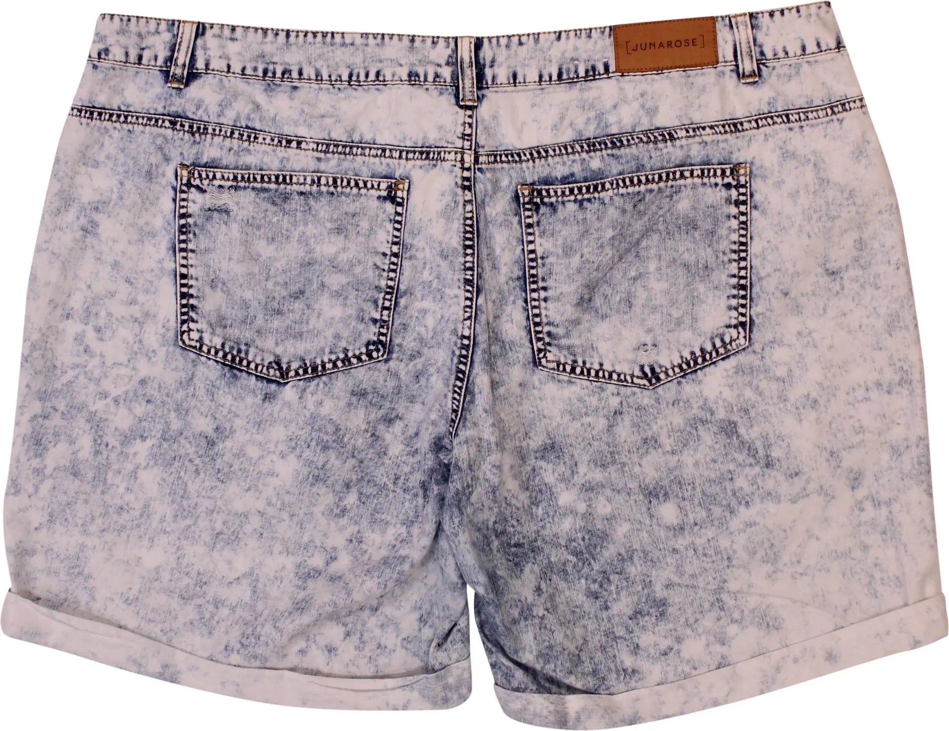 Junarose - Denim Acid Wash Shorts- ThriftTale.com - Vintage and second handclothing