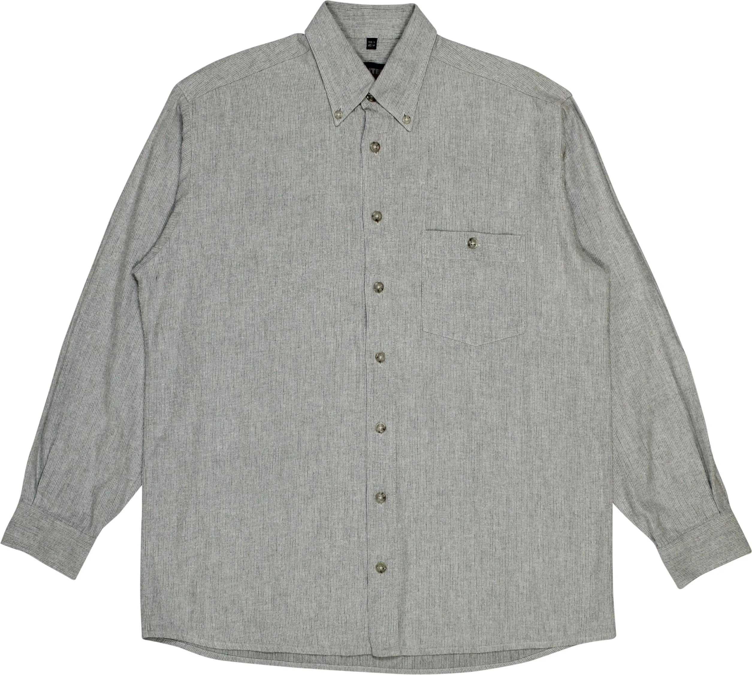 Jupiter - Grey Long Sleeve Shirt- ThriftTale.com - Vintage and second handclothing