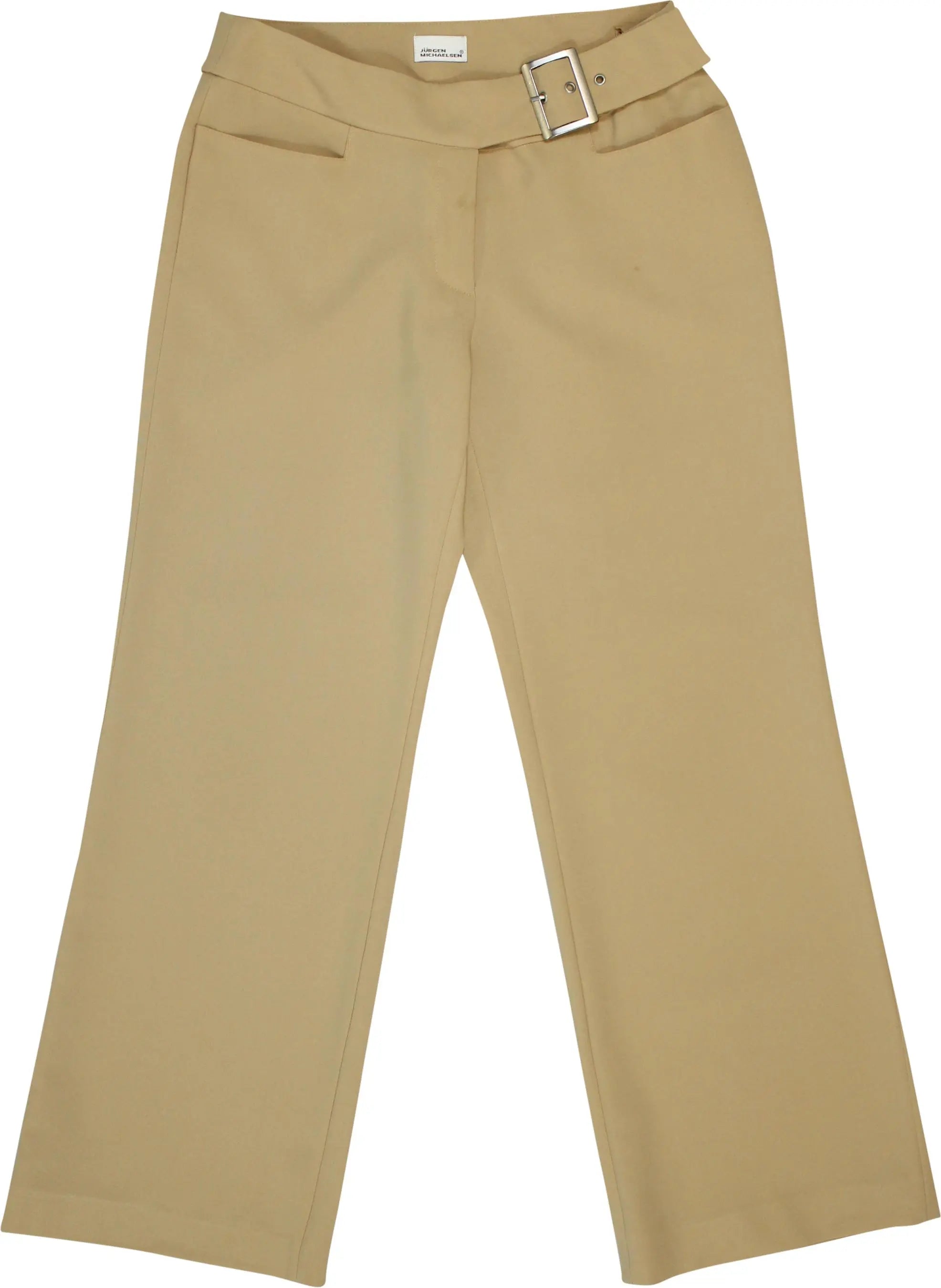 Jurgen Michaelsen - 00s Beige Trousers- ThriftTale.com - Vintage and second handclothing