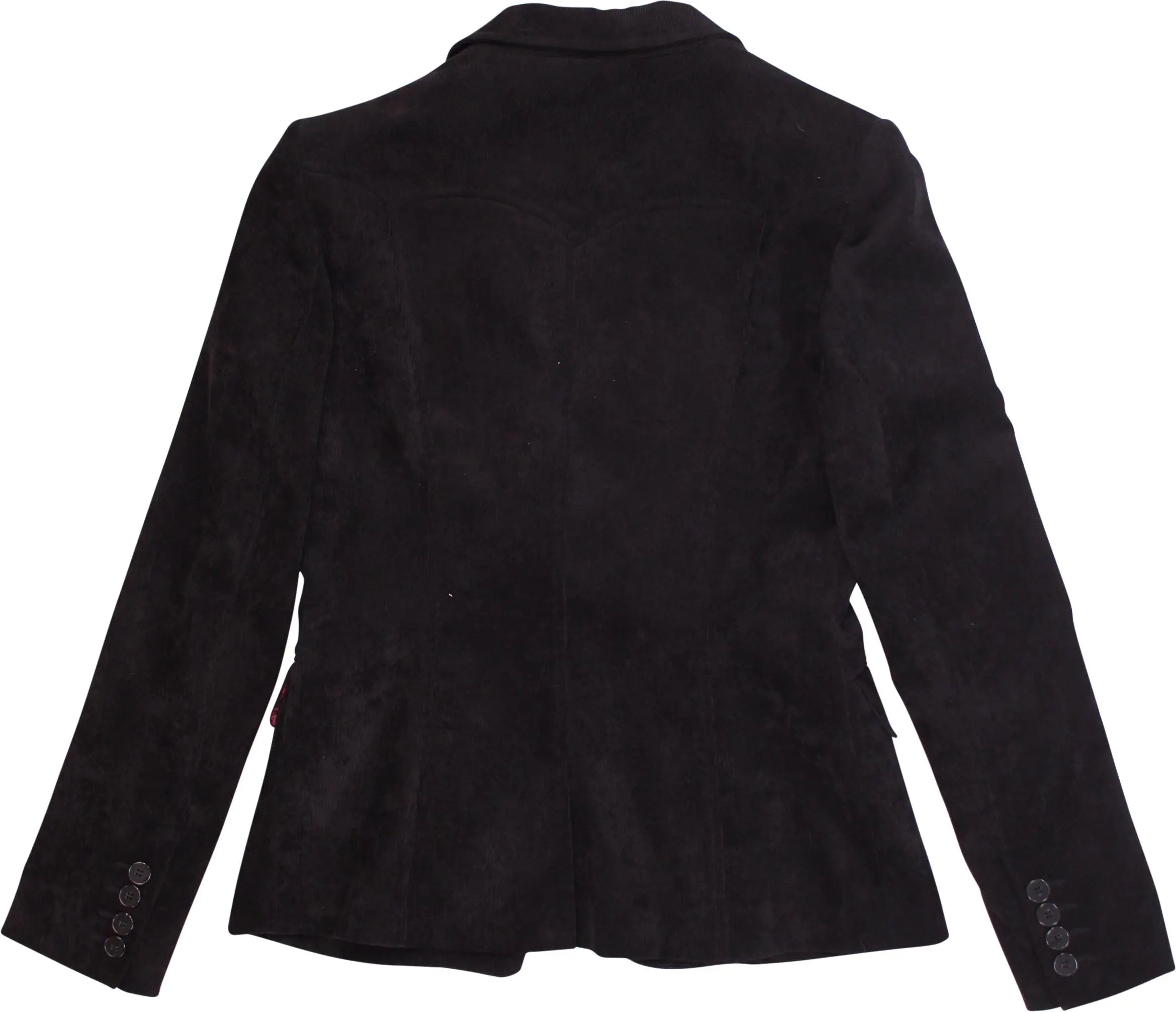 Just Cavalli - Black Corduroy Blazer by Just Cavalli- ThriftTale.com - Vintage and second handclothing