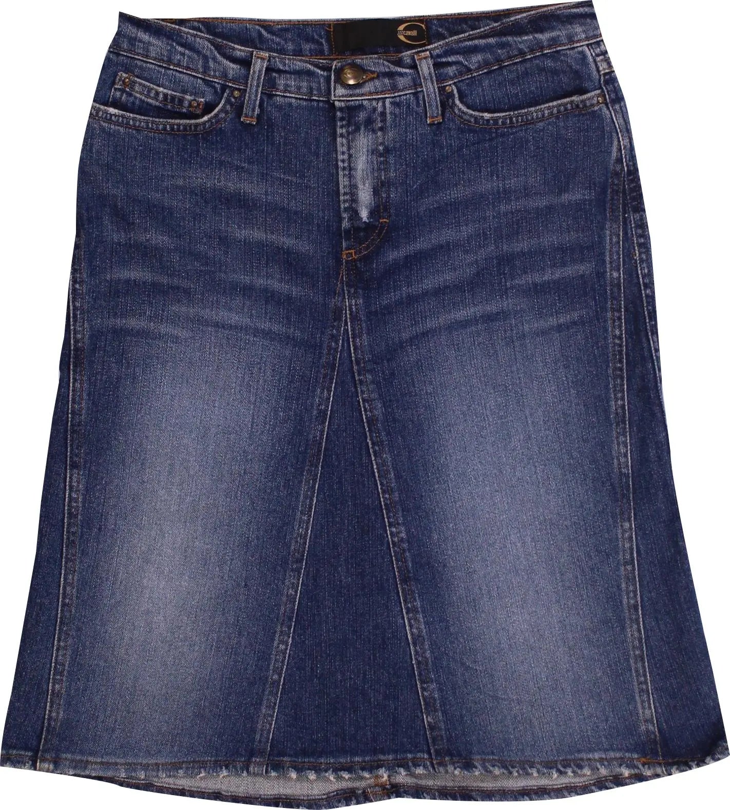 Just Cavalli - Denim Skirt by Just Cavalli- ThriftTale.com - Vintage and second handclothing