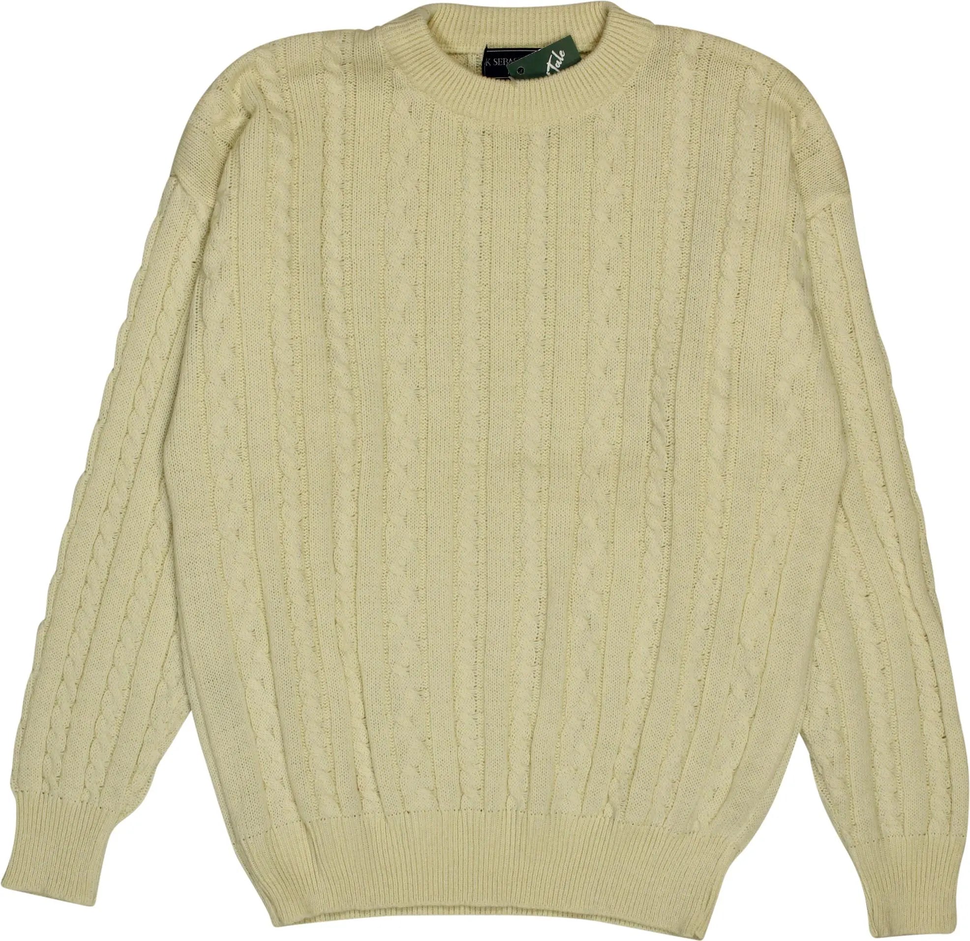K Sabasian K - Cream Wool Blend Jumper- ThriftTale.com - Vintage and second handclothing
