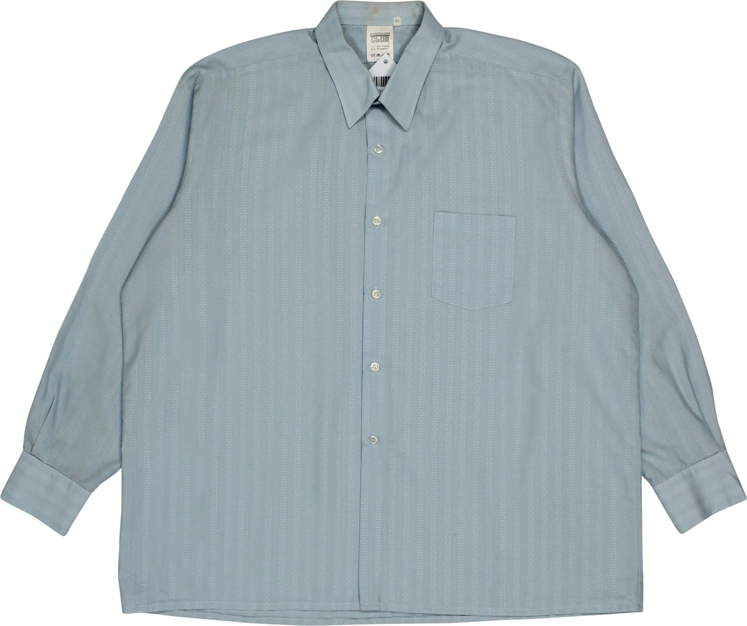 Kandahar Club - 70s Jacquard Weave Shirt- ThriftTale.com - Vintage and second handclothing