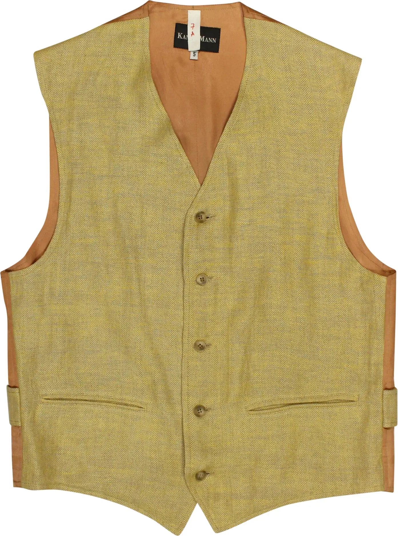 KandisMann - Tweed Waistcoat- ThriftTale.com - Vintage and second handclothing