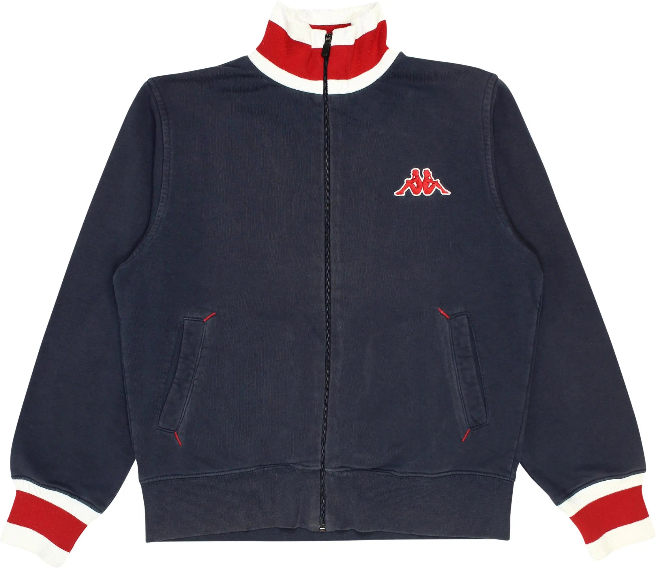 Kappa - 00s Kappa Full Zip Sweater- ThriftTale.com - Vintage and second handclothing