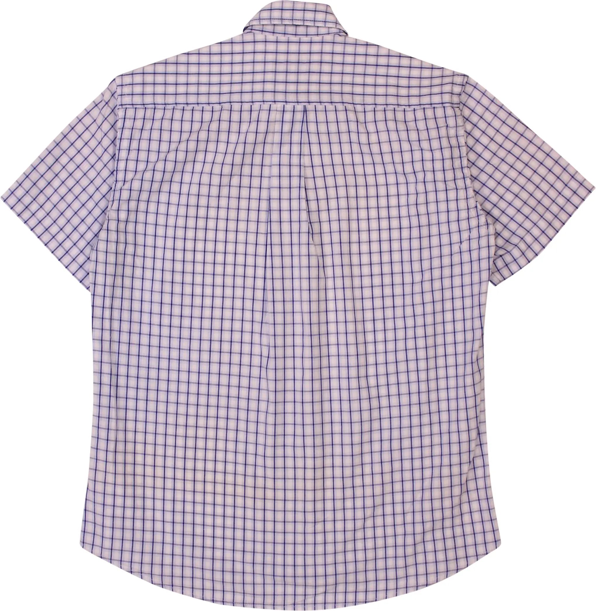 Kappa - Blue Checked Short Sleeve Shirt by Kappa- ThriftTale.com - Vintage and second handclothing