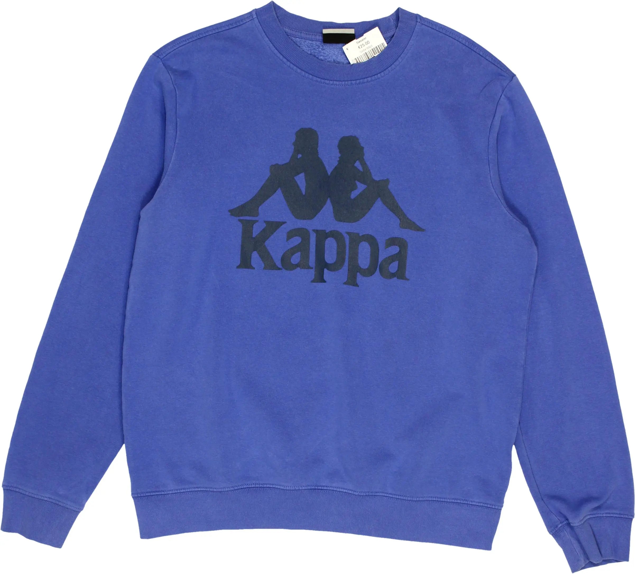 Kappa - Blue Kappa Sweater- ThriftTale.com - Vintage and second handclothing