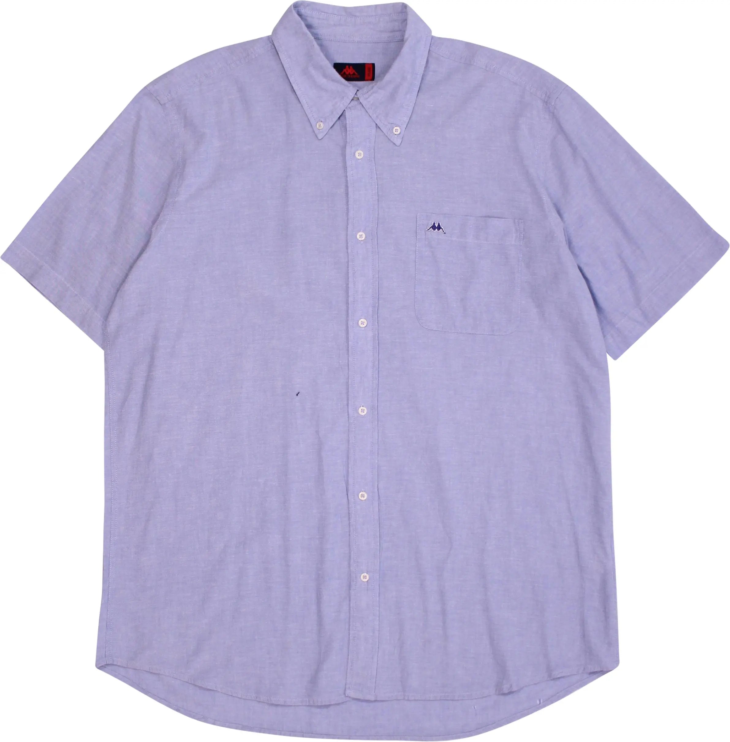 Kappa - Blue Short Sleeve Shirt by Kappa- ThriftTale.com - Vintage and second handclothing