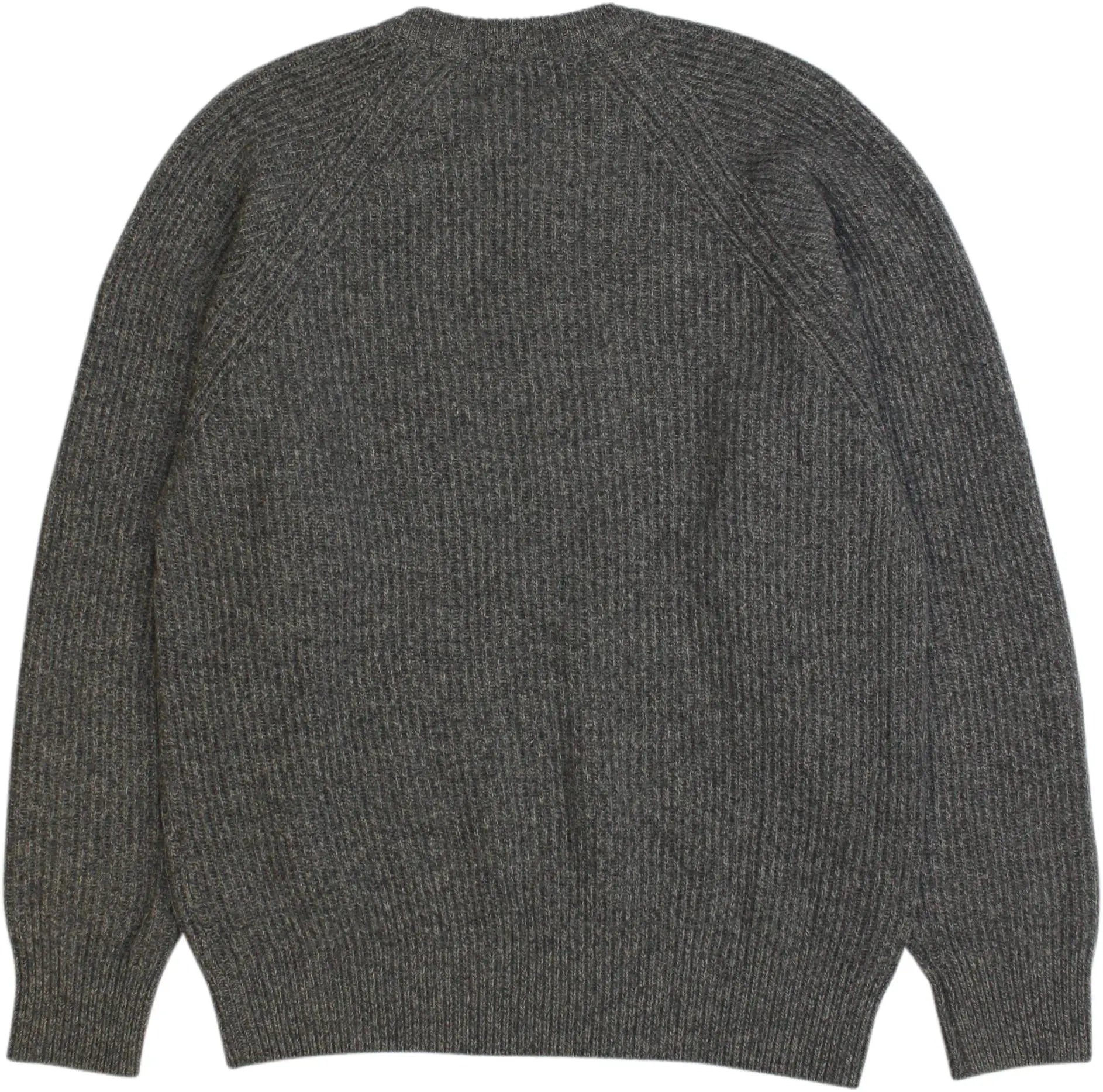 Kappa - Grey Knitted Sweater by Kappa- ThriftTale.com - Vintage and second handclothing