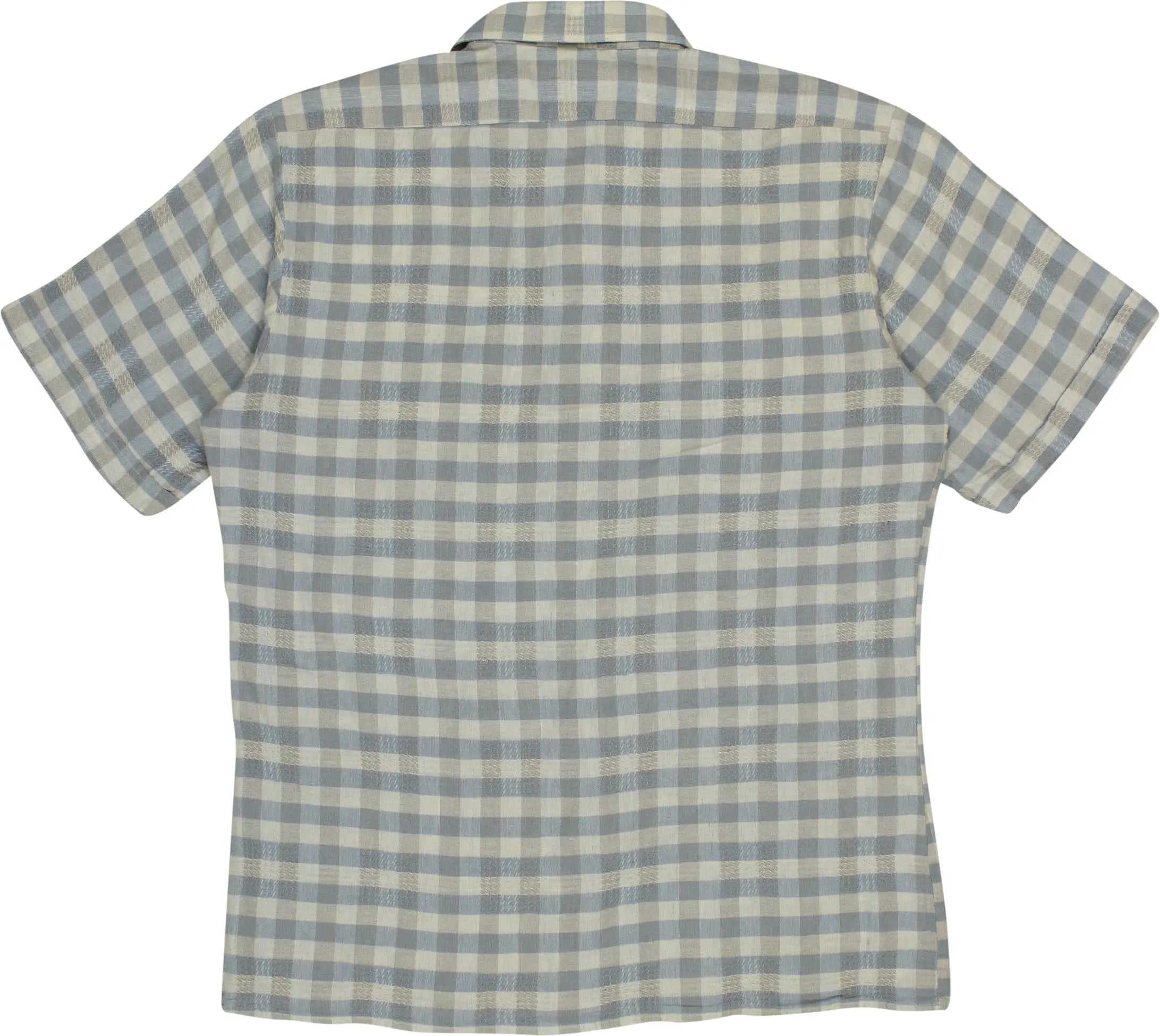 Katt - Checked Short Sleeve Shirt- ThriftTale.com - Vintage and second handclothing
