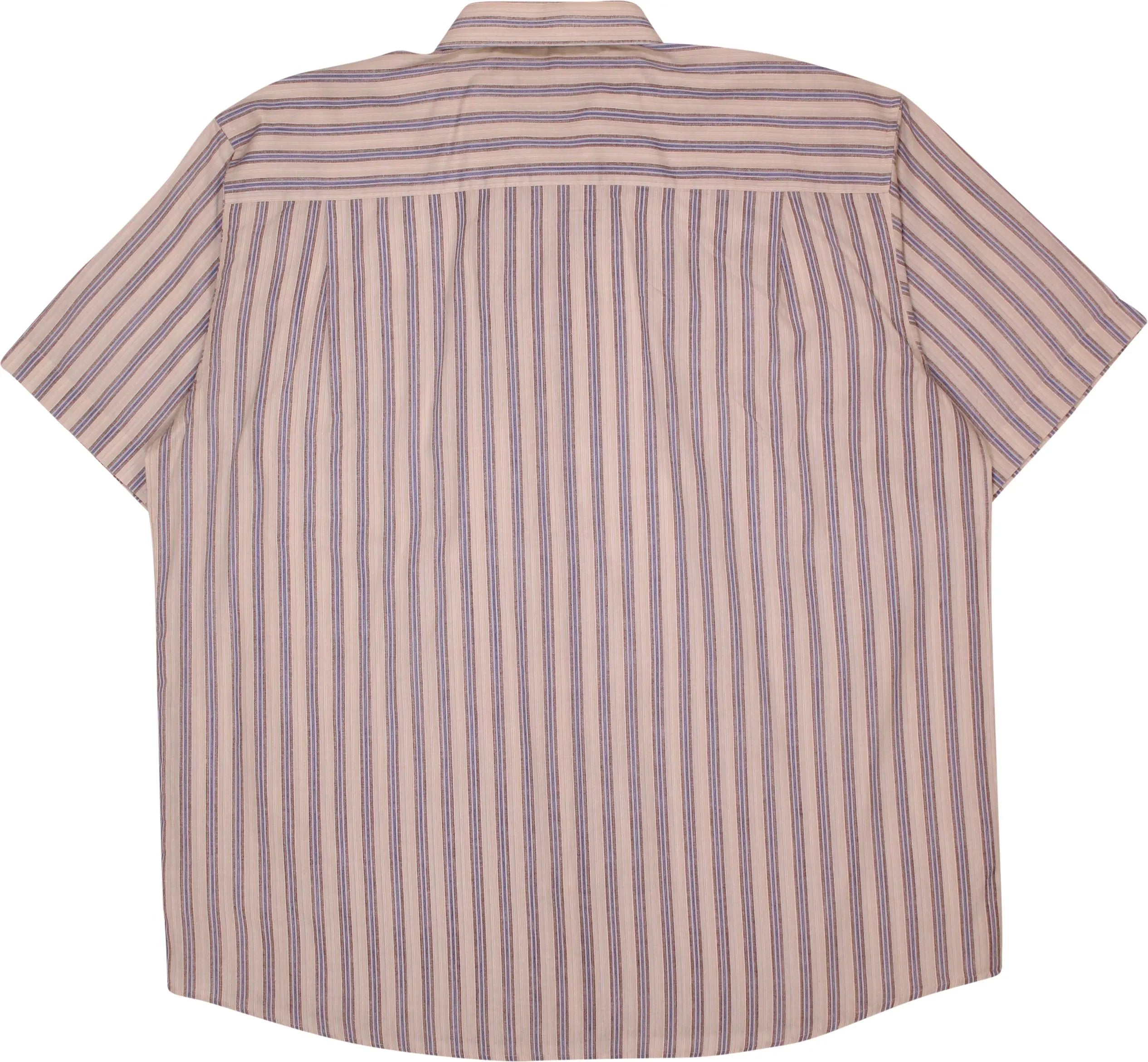 Ken Baker - Striped Short Sleeve Shirt- ThriftTale.com - Vintage and second handclothing