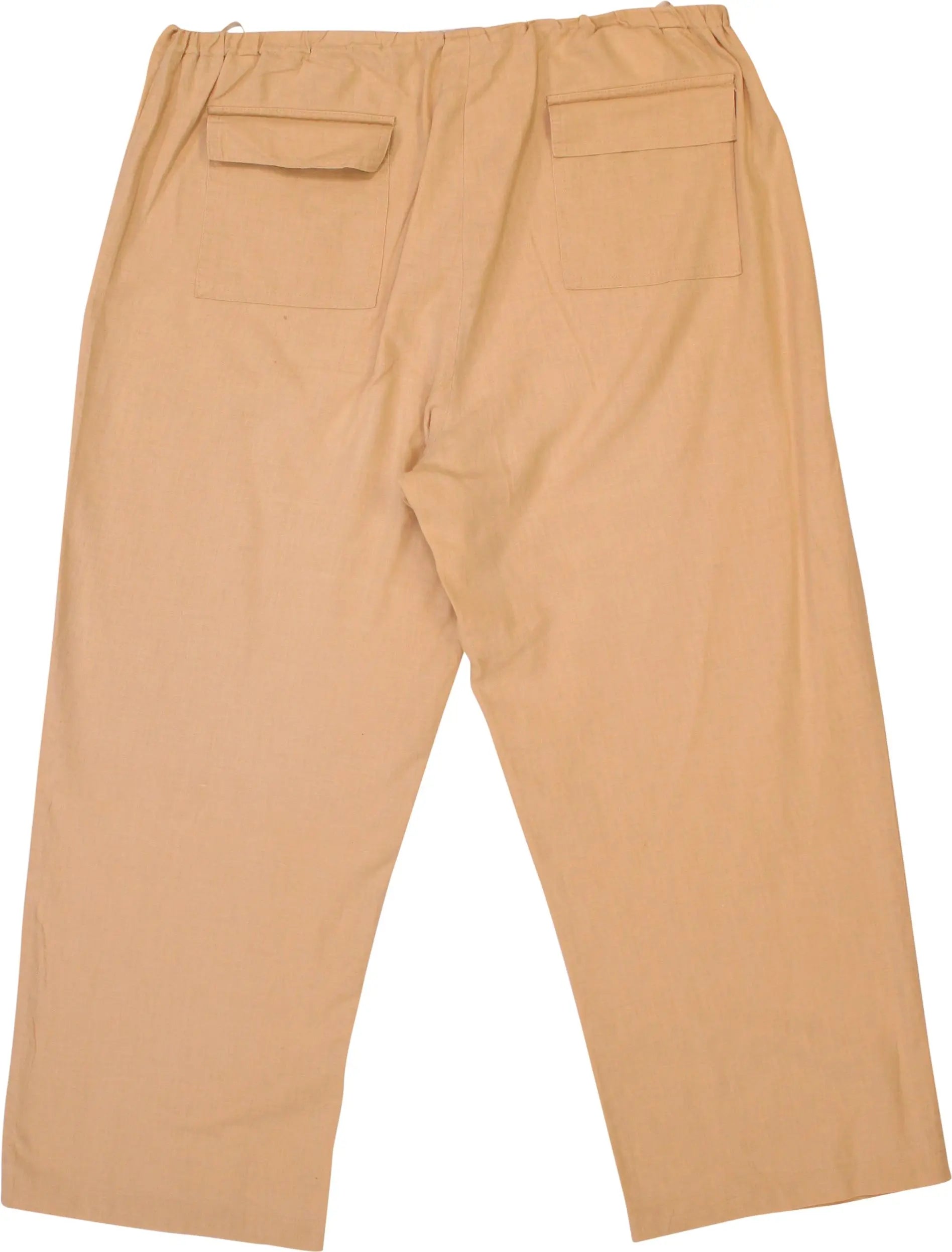 Kenny - Linen Blend Trousers- ThriftTale.com - Vintage and second handclothing