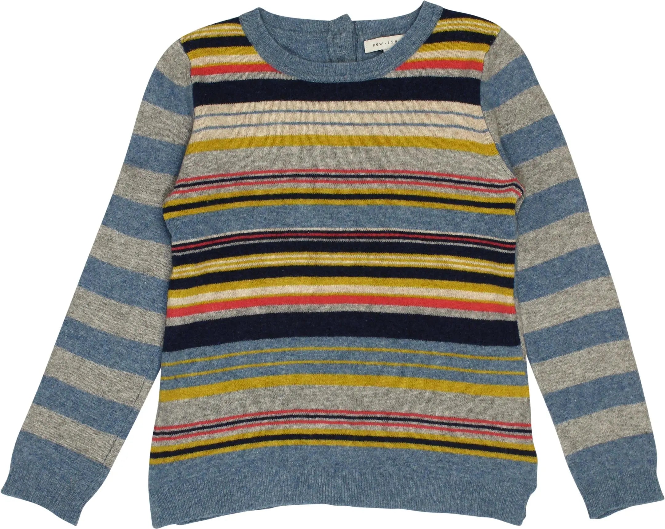 Kew - Striped Merino Wool Jumper- ThriftTale.com - Vintage and second handclothing