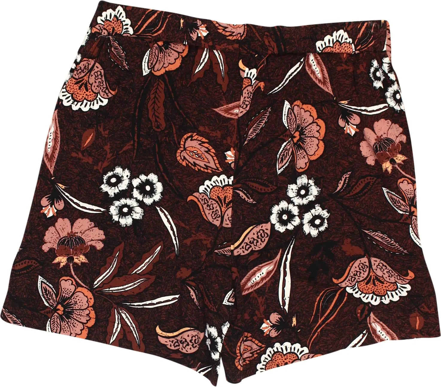 Kiabi - High Waisted Floral Shorts- ThriftTale.com - Vintage and second handclothing