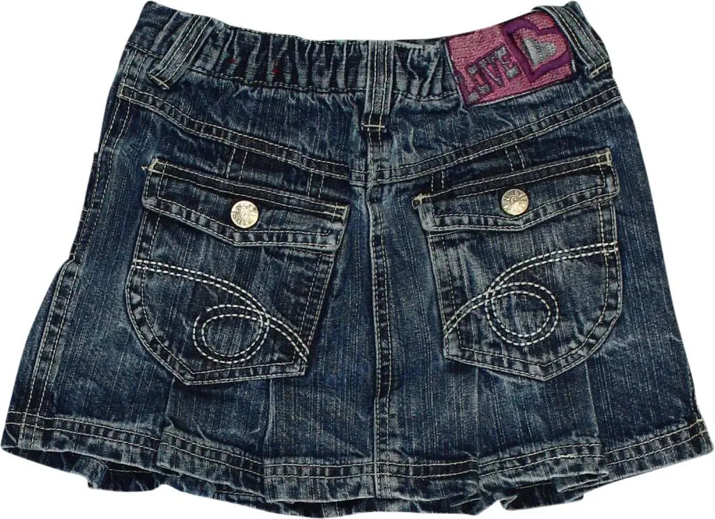 Kiddy Kick - Denim Skirt- ThriftTale.com - Vintage and second handclothing