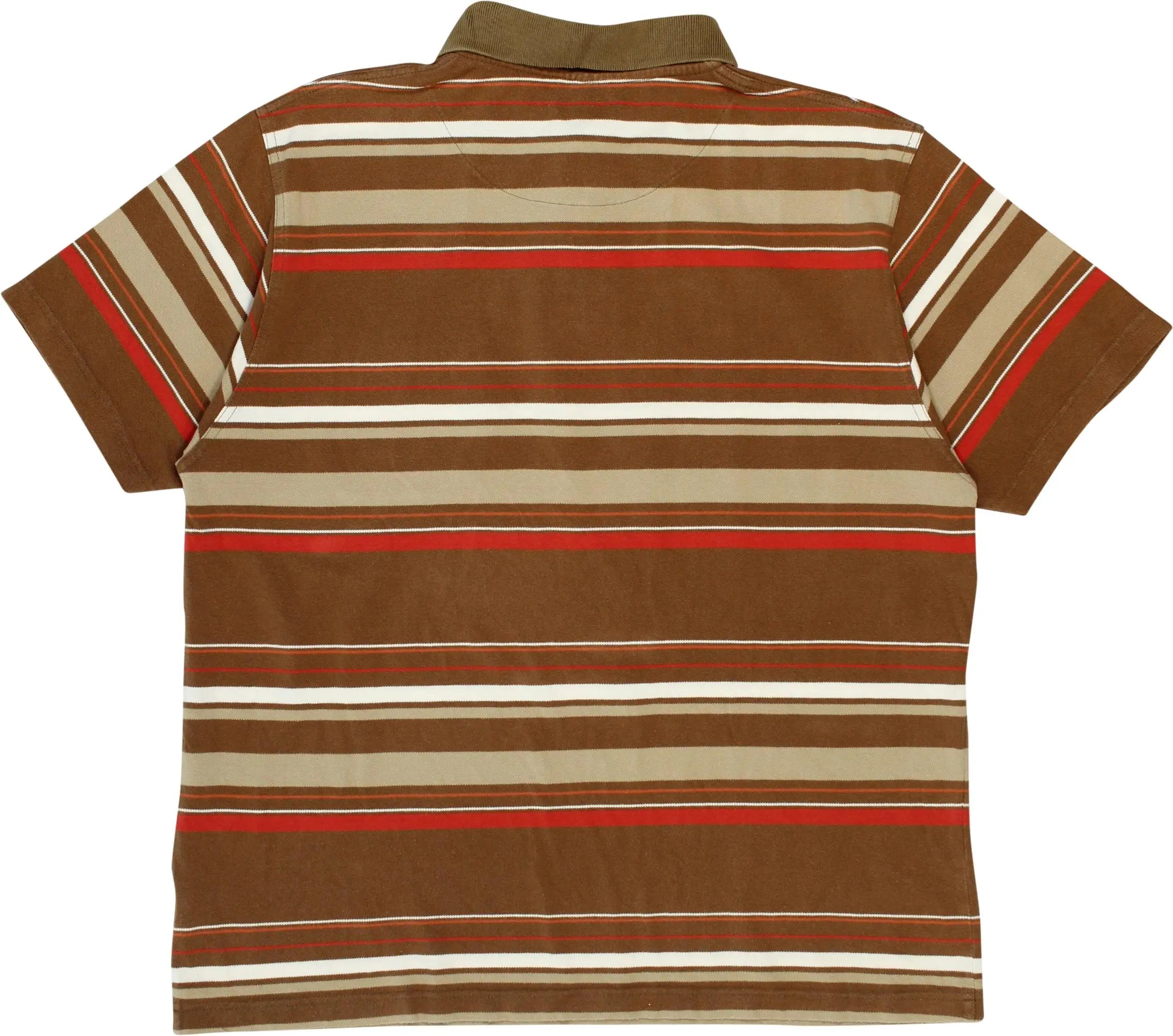 Kingfield - Striped Polo Shirt- ThriftTale.com - Vintage and second handclothing