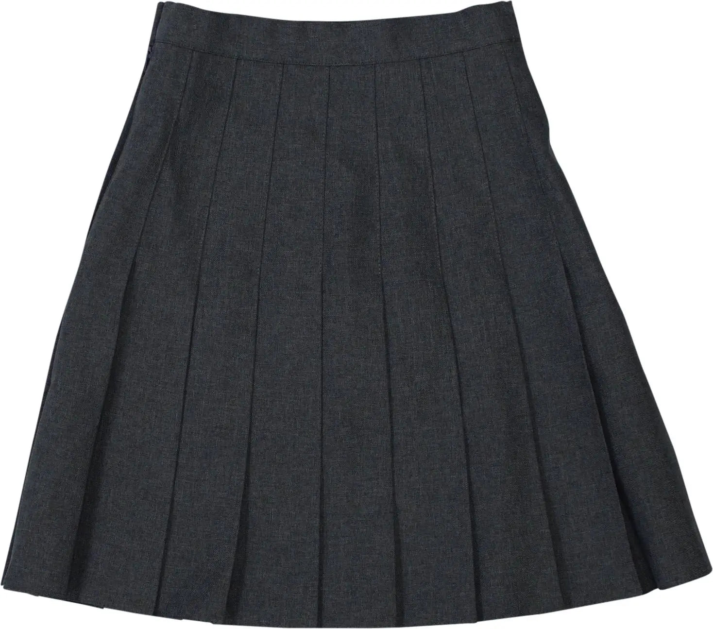 Kira Whiteley - Grey Pleated Skirt- ThriftTale.com - Vintage and second handclothing