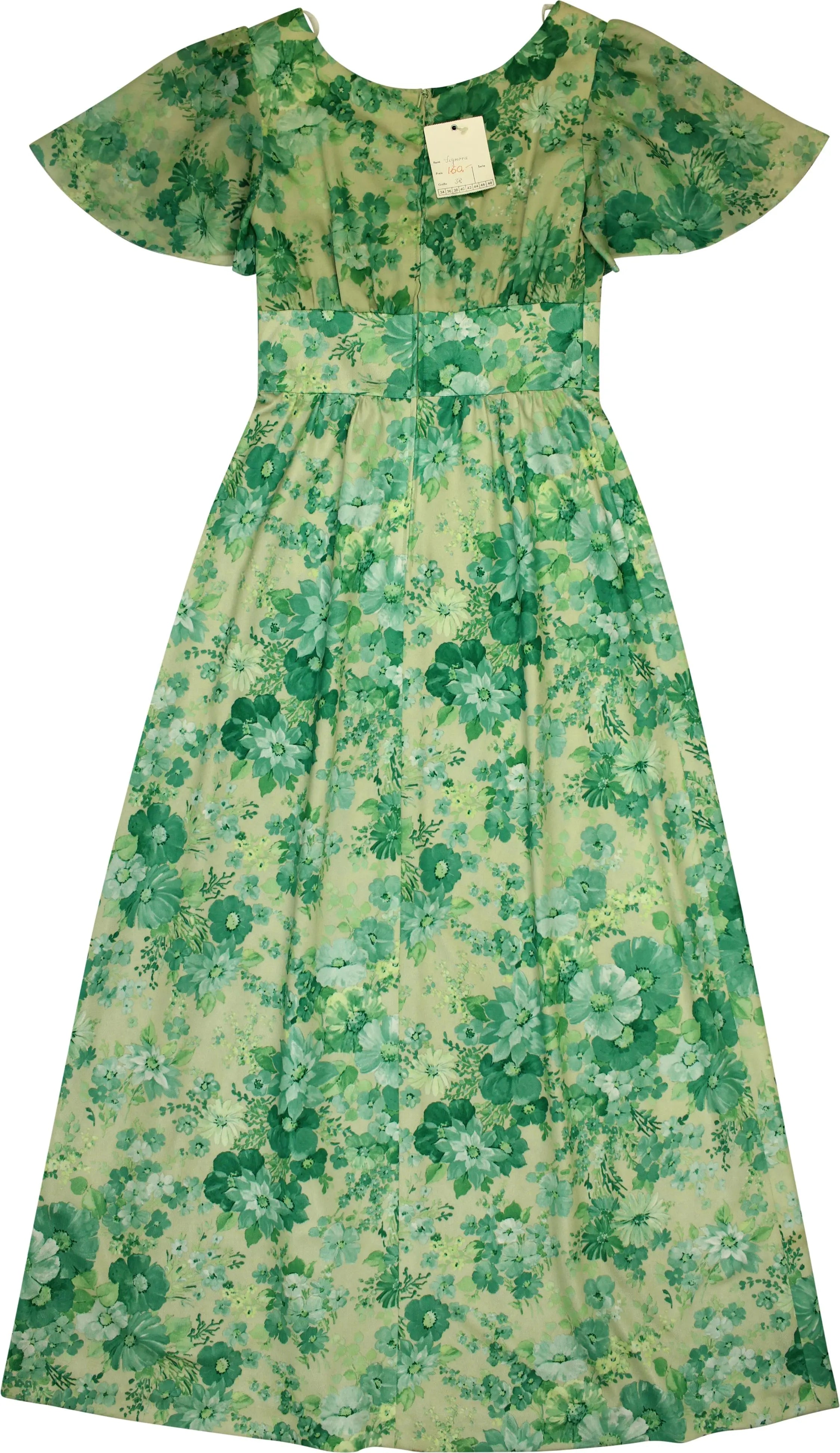Kleemeier Hof - 70s Floral Dress- ThriftTale.com - Vintage and second handclothing