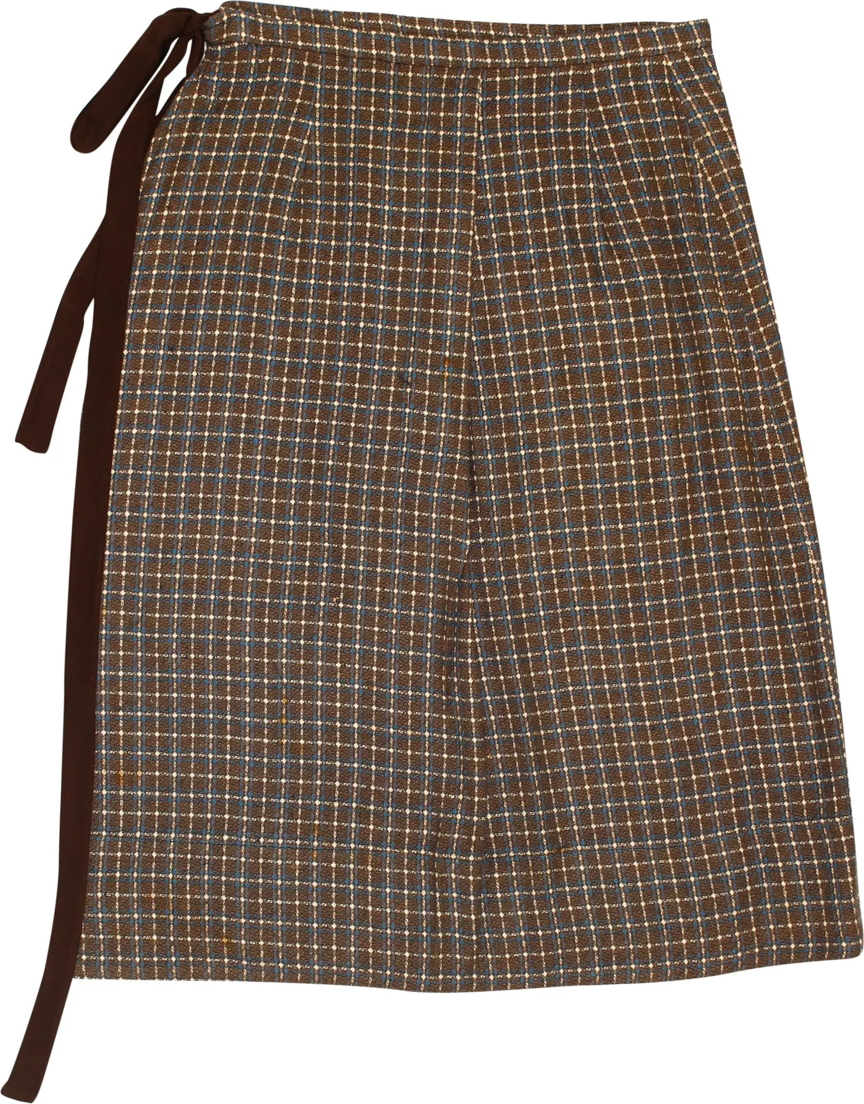 Kostumhaus Verch - Checked Apron Skirt- ThriftTale.com - Vintage and second handclothing