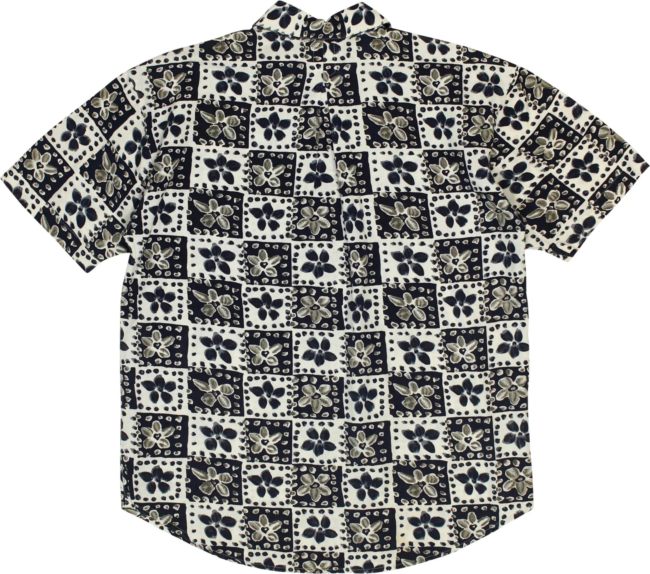 Krazy Kat - 90s Patterned Short Sleeve Shirt- ThriftTale.com - Vintage and second handclothing