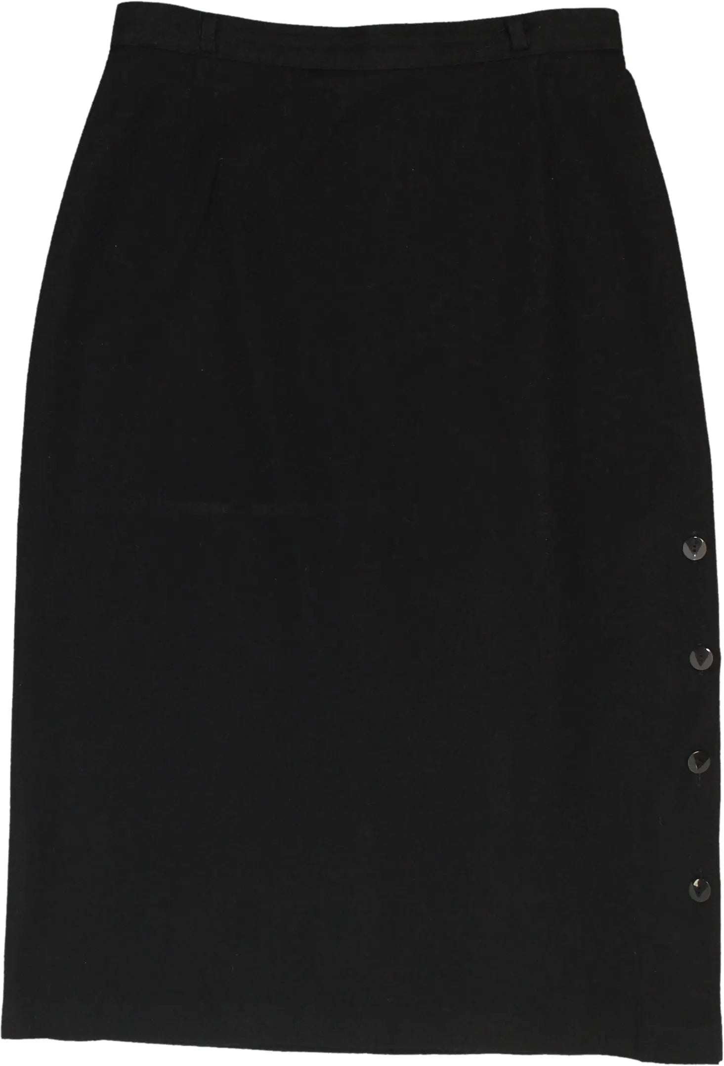 Kreymborg - Black maxi skirt- ThriftTale.com - Vintage and second handclothing