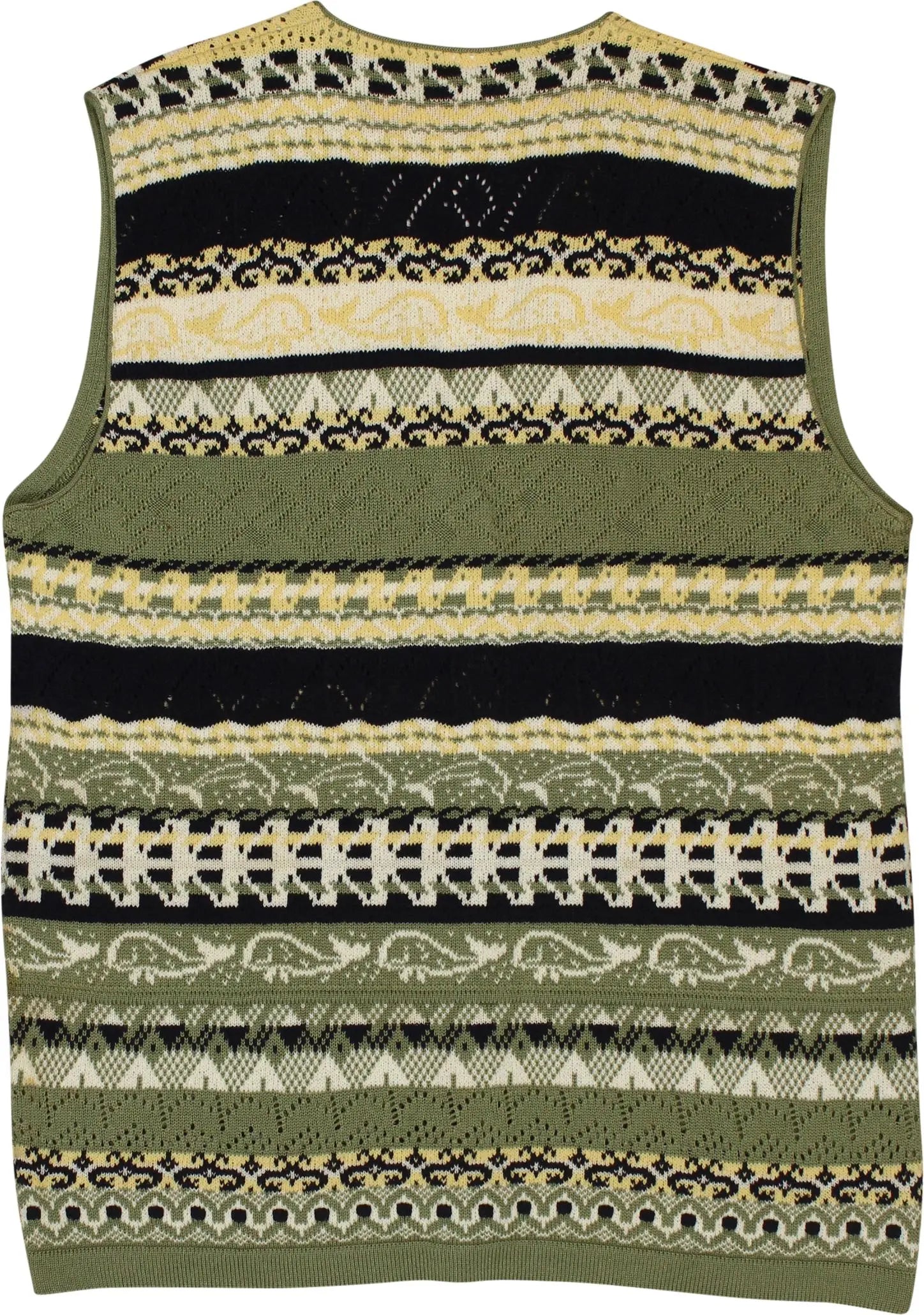 Kstell Fashion - 90s Knitted Vest- ThriftTale.com - Vintage and second handclothing