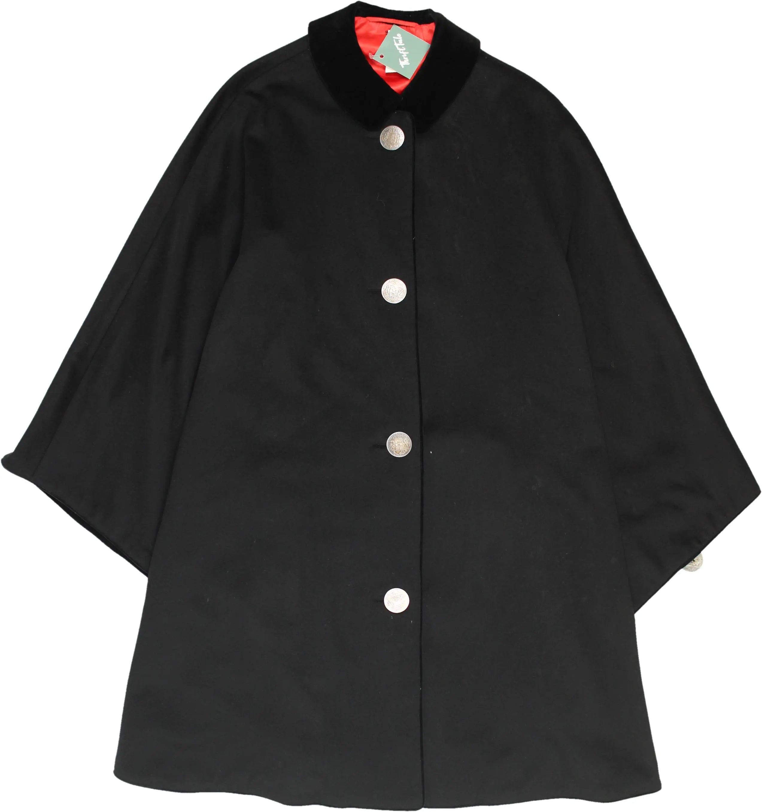 L.H. van Hees München - Traditional Cape with Archid Avst Dux Buttons- ThriftTale.com - Vintage and second handclothing