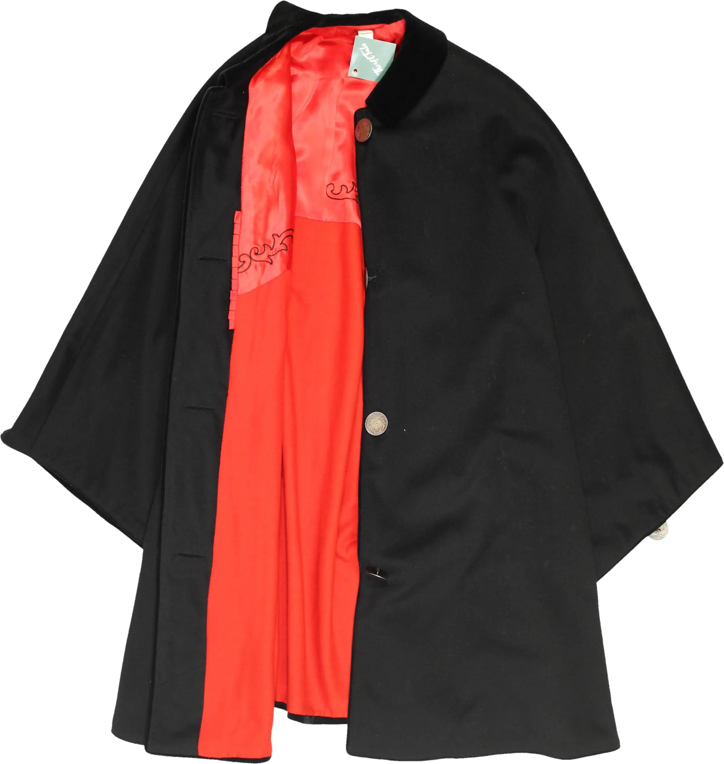 L.H. van Hees München - Traditional Cape with Archid Avst Dux Buttons- ThriftTale.com - Vintage and second handclothing